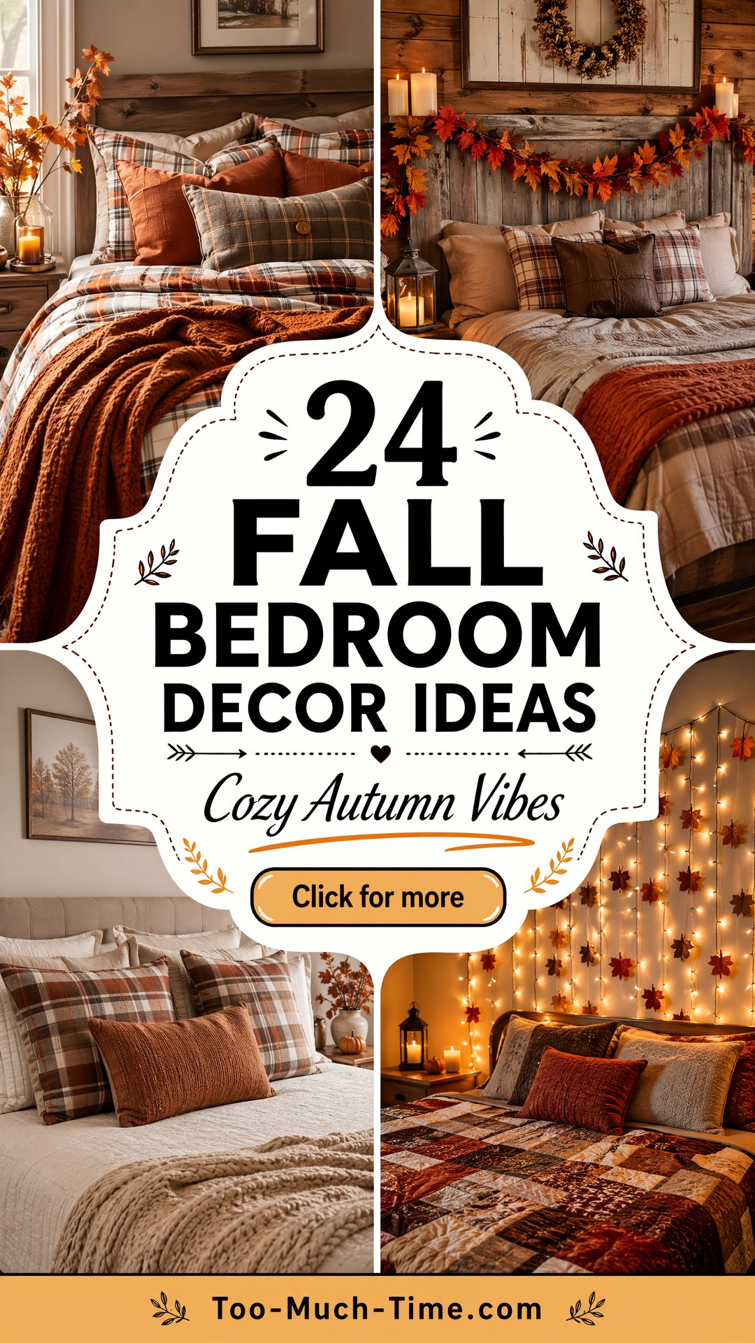 24 Fall Bedroom Decor Ideas to Create Cozy Autumn Vibes - 24 Fall Bedroom Decor Ideas to Create Cozy Autumn Vibes