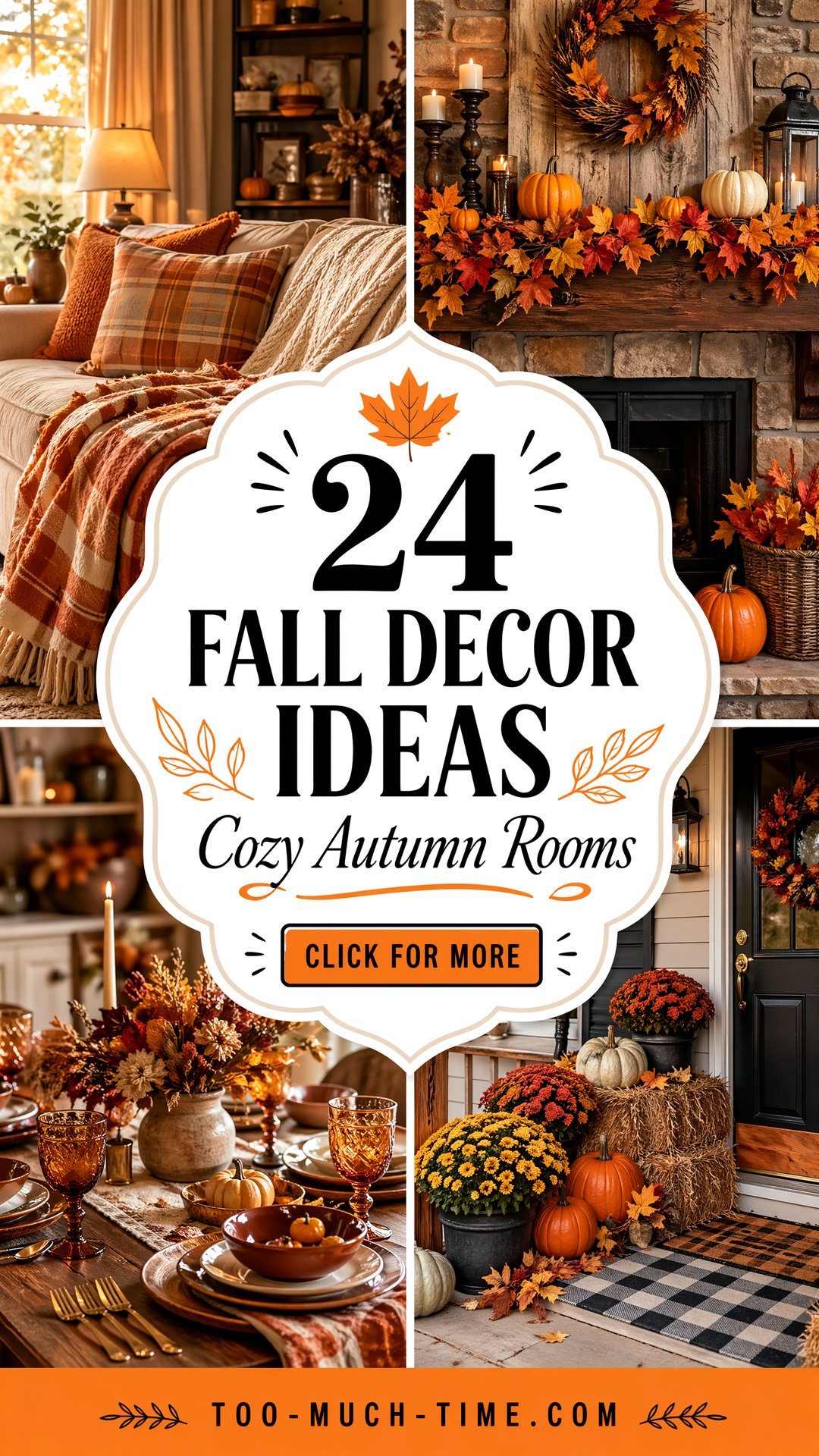 24 Fall Decor Ideas to Cozy Up Rooms This Autumn Now - 24 Fall Decor Ideas to Cozy Up Rooms This Autumn Now