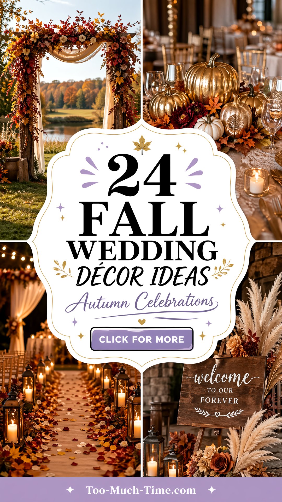 24 Fall Wedding Decor Ideas Autumn Celebrations Ahead - 24 Fall Wedding Décor Ideas: Autumn Celebrations Ahead
