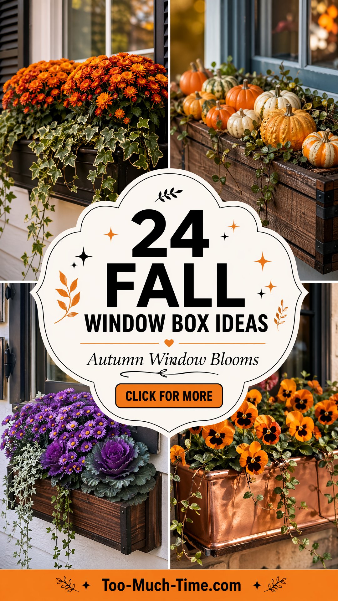24 Fall Window Box Ideas Seasonal Planting and Decor - 24 Fall Window Box Ideas: Seasonal Planting and Decor