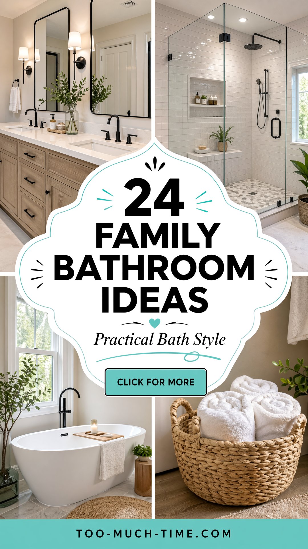 24 Family Bathroom Ideas Practical Updates for Baths - 24 Family Bathroom Ideas: Practical Updates for Baths