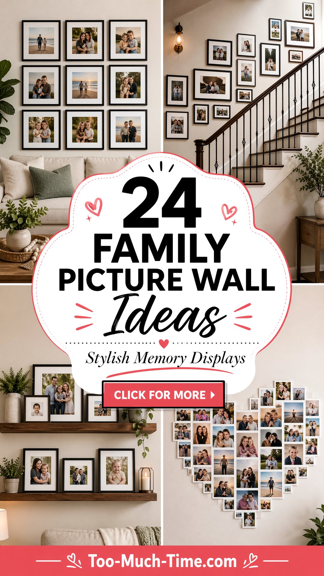 24 Family Picture Wall Ideas Stylish Memory Displays - 24 Family Picture Wall Ideas: Stylish Memory Displays