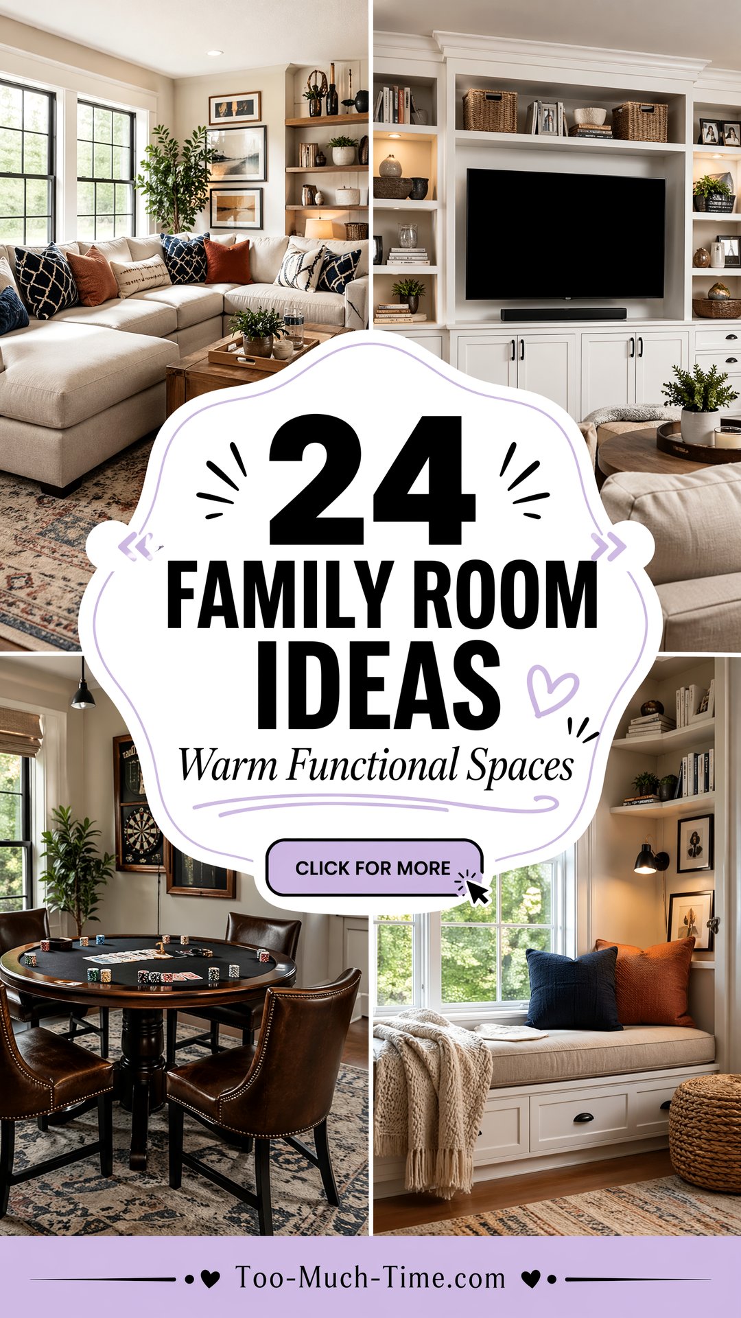 24 Family Room Ideas Warm Functional Spaces Homey - 24 Family Room Ideas: Warm, Functional Spaces Homey