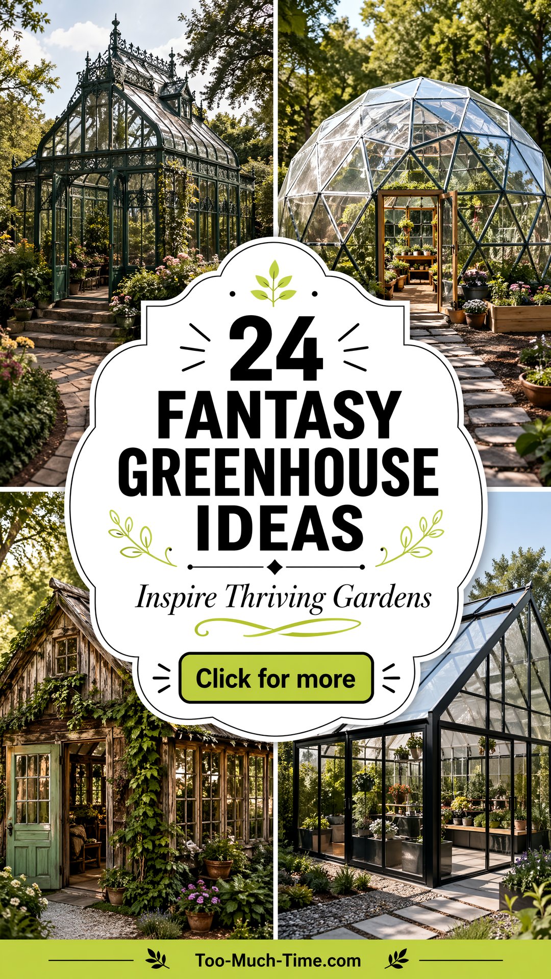 24 Fantasy Greenhouse Ideas to Inspire Thriving Gardens - 24 Fantasy Greenhouse Ideas to Inspire Thriving Gardens