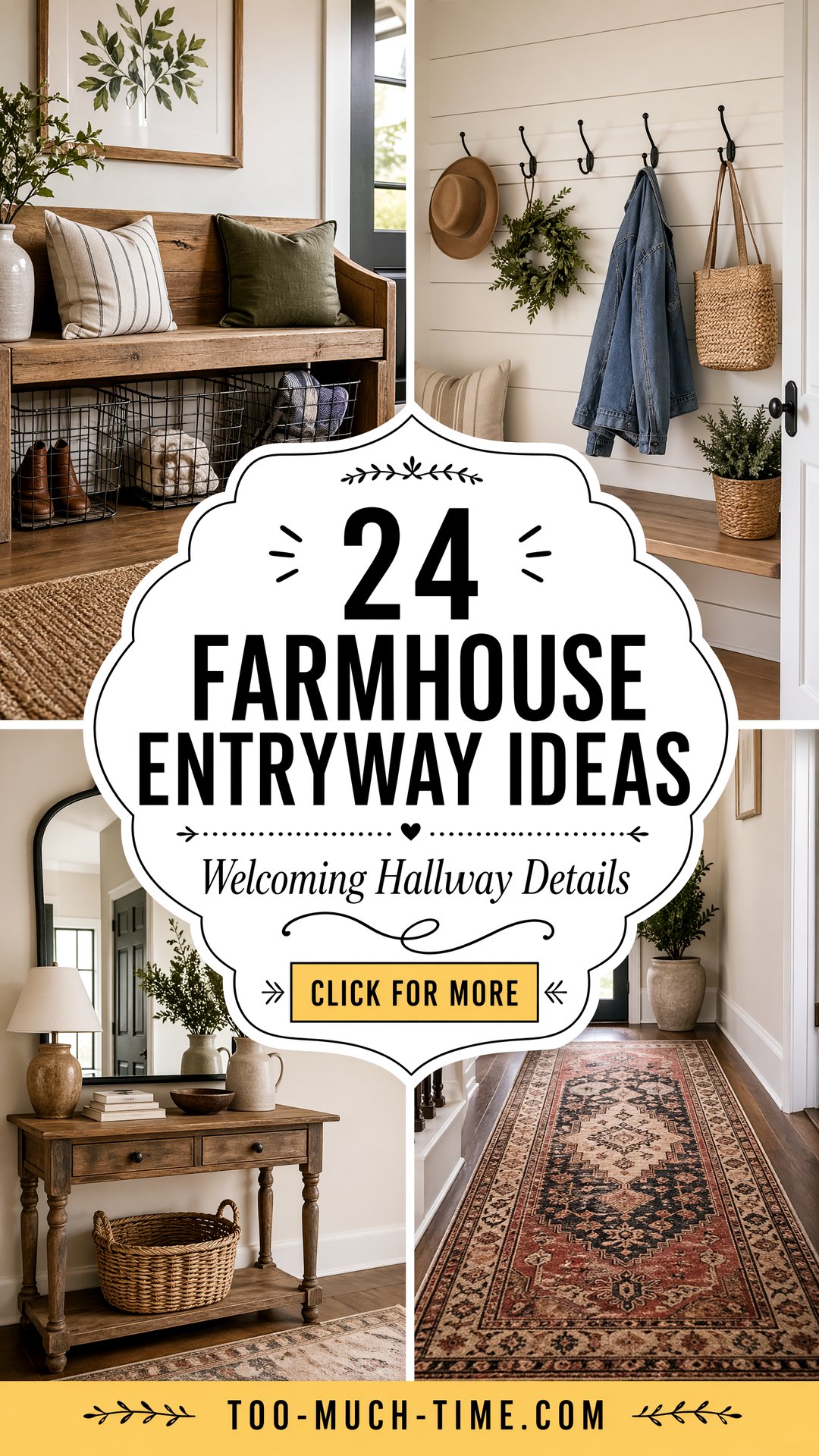24 Farmhouse Entryway Ideas Welcoming Hallway Details - 24 Farmhouse Entryway Ideas: Welcoming Hallway Details