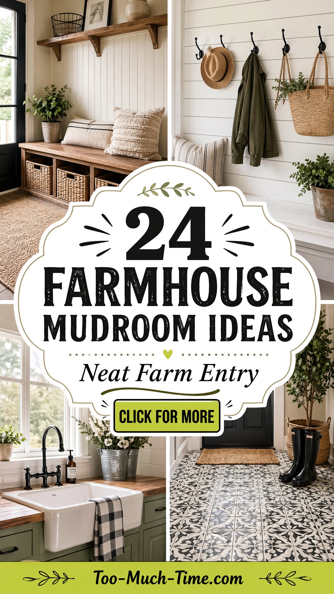 24 Farmhouse Mudroom Ideas That Organize Gear Neatly - 24 Farmhouse Mudroom Ideas That Organize Gear Neatly