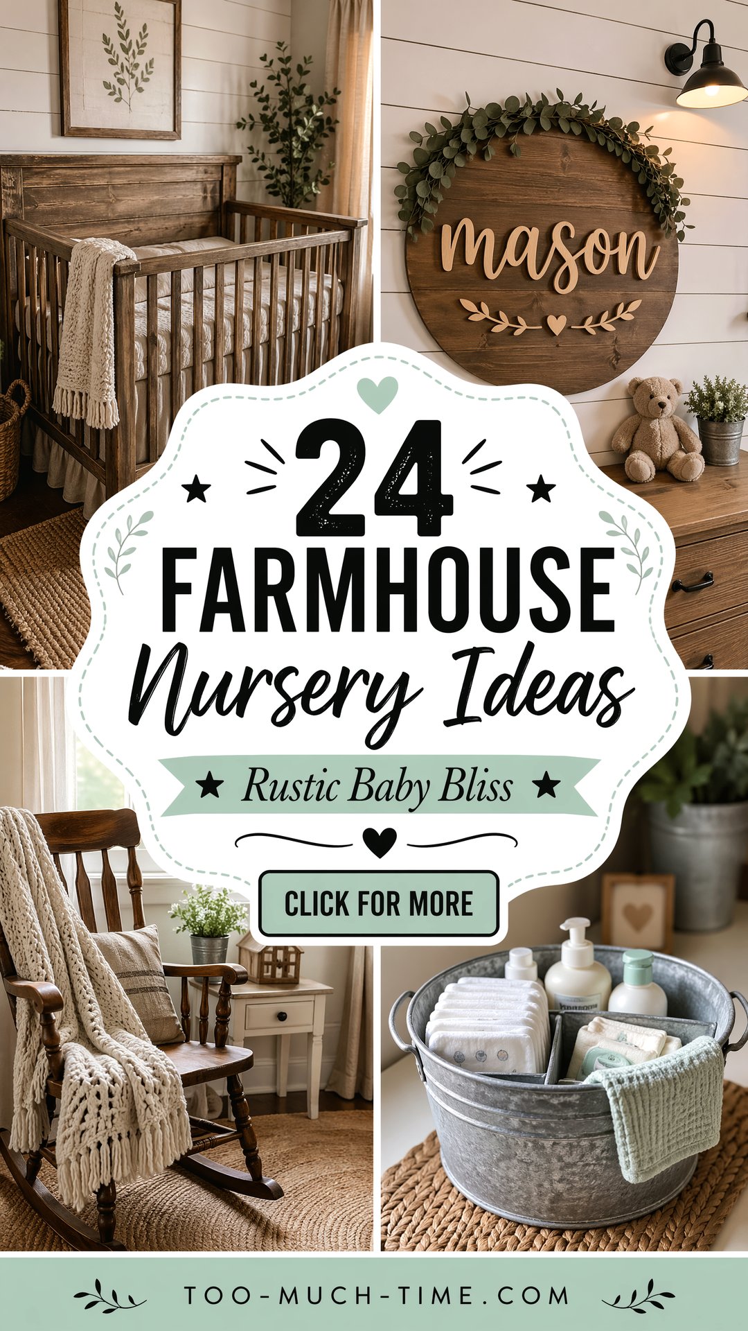 24 Farmhouse Nursery Ideas to Create Warm Nurseries - 24 Farmhouse Nursery Ideas to Create Warm Nurseries