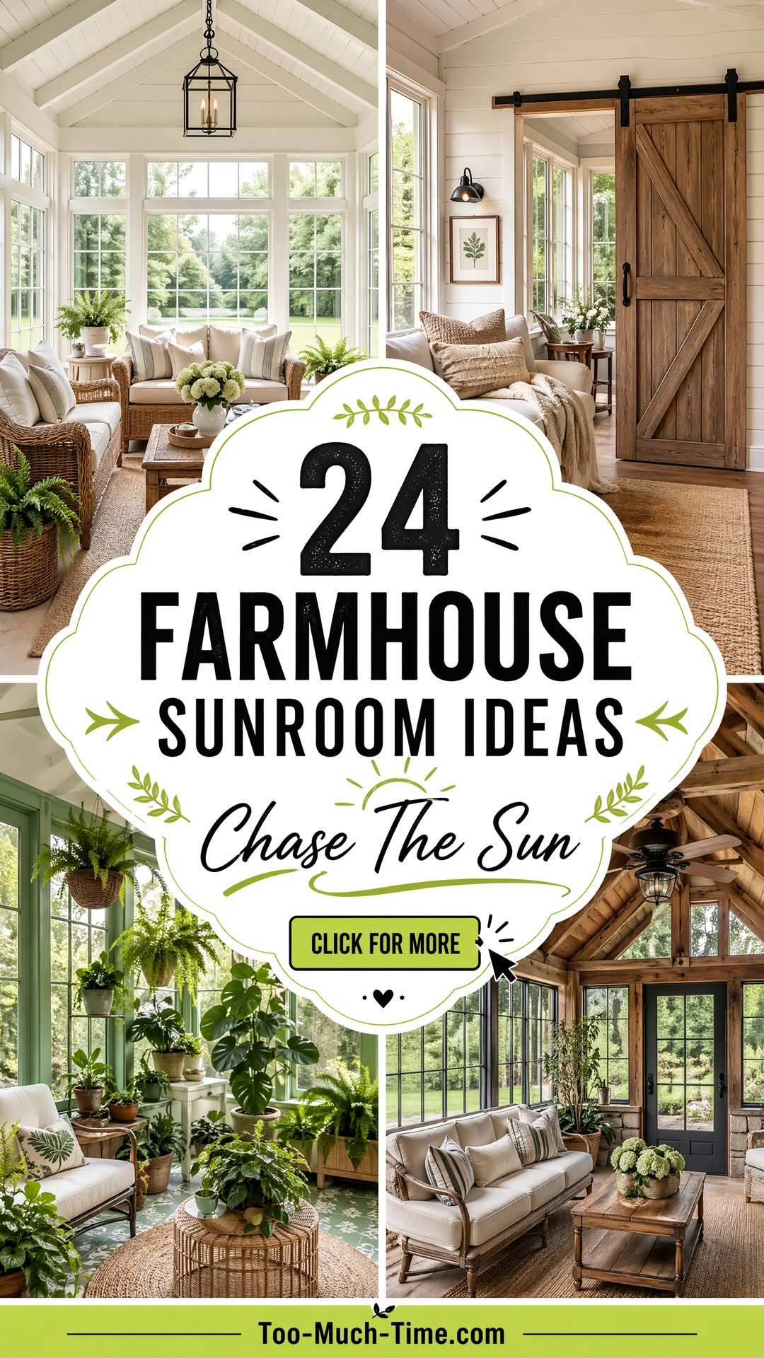 24 Farmhouse Sunroom Ideas to Add Warmth and Light - 24 Farmhouse Sunroom Ideas to Add Warmth and Light