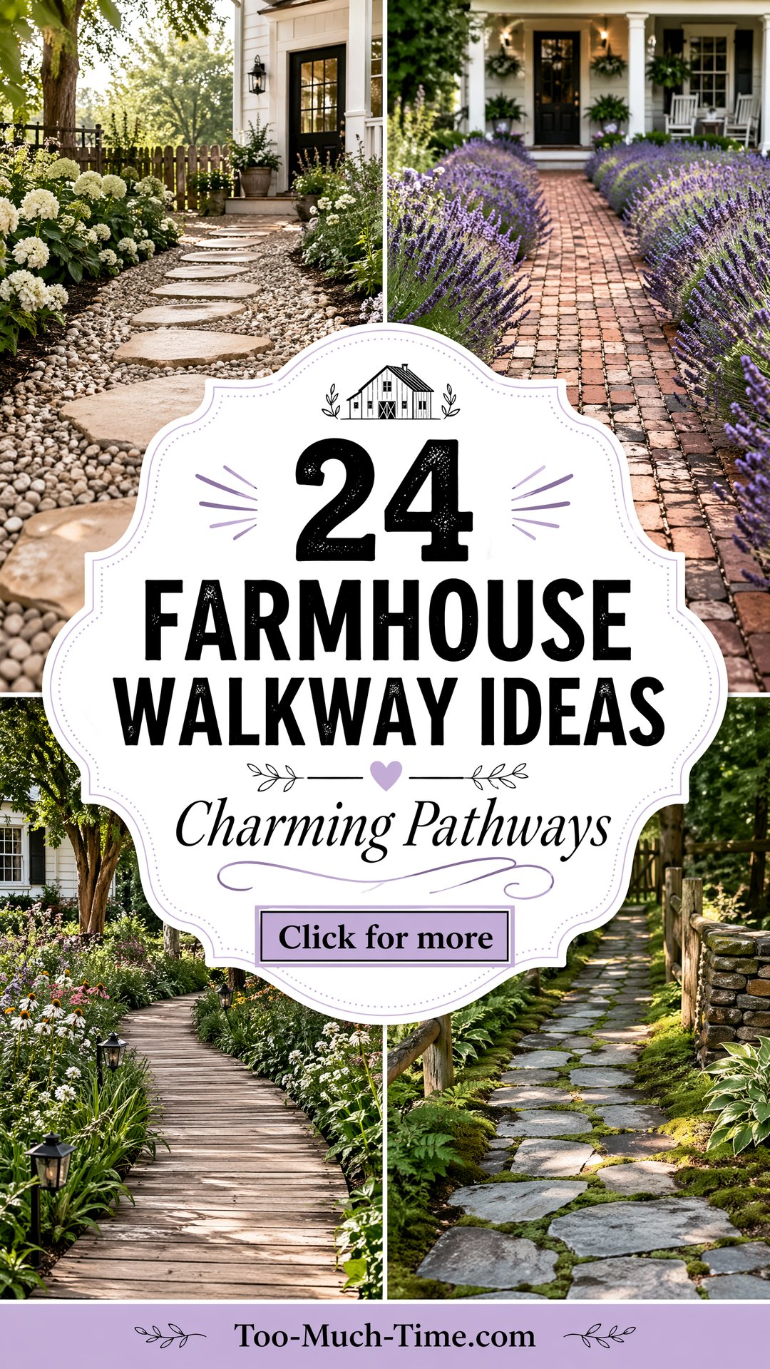 24 Farmhouse Walkway Ideas for Outdoor Spaces and Charm - 24 Farmhouse Walkway Ideas for Outdoor Spaces and Charm
