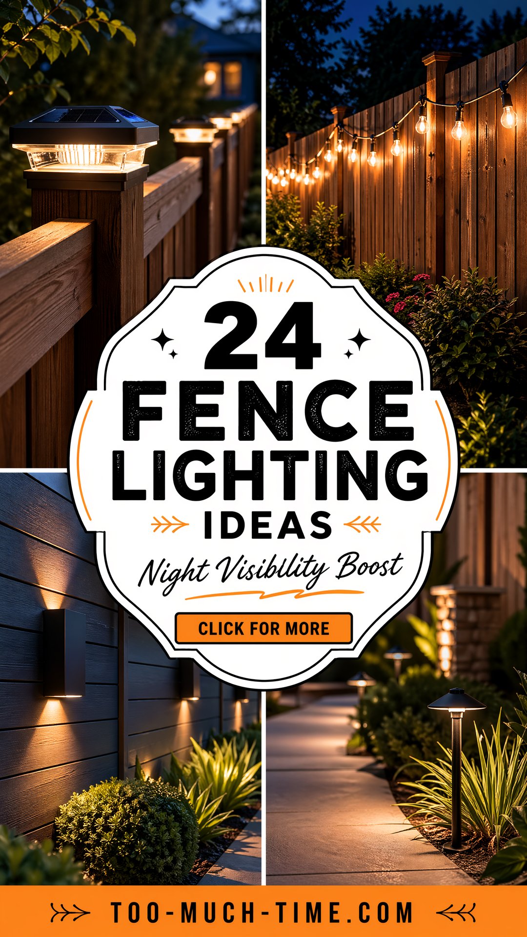 24 Fence Lighting Ideas for Better Night Visibility - 24 Fence Lighting Ideas for Better Night Visibility