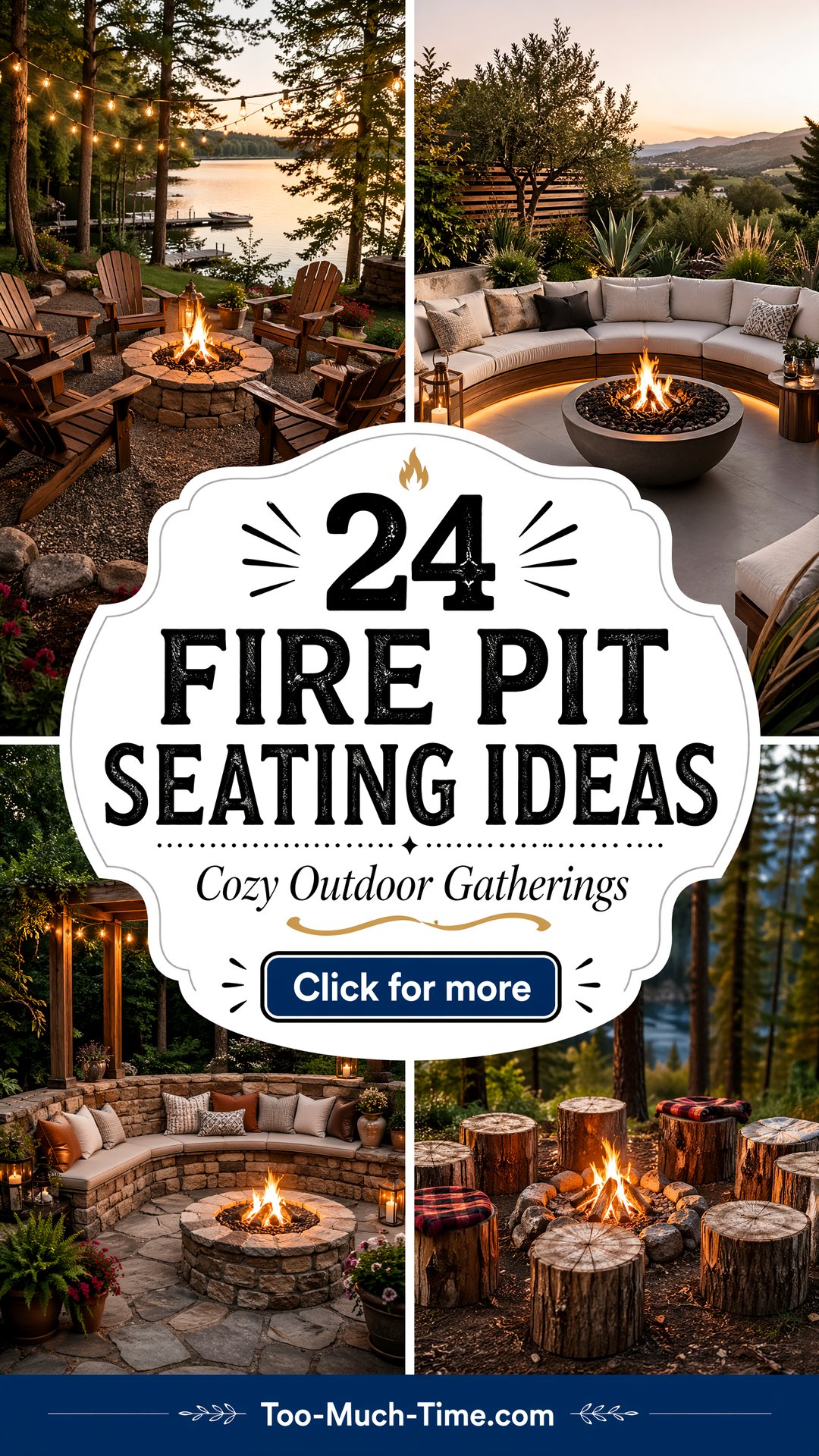 24 Fire Pit Seating Ideas for Cozy Outdoor Gatherings - 24 Fire Pit Seating Ideas for Cozy Outdoor Gatherings