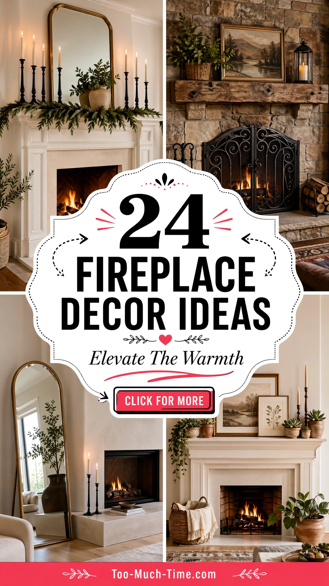 24 Fireplace Decor Ideas to Elevate Ambiance and Warmth - 24 Fireplace Decor Ideas to Elevate Ambiance and Warmth