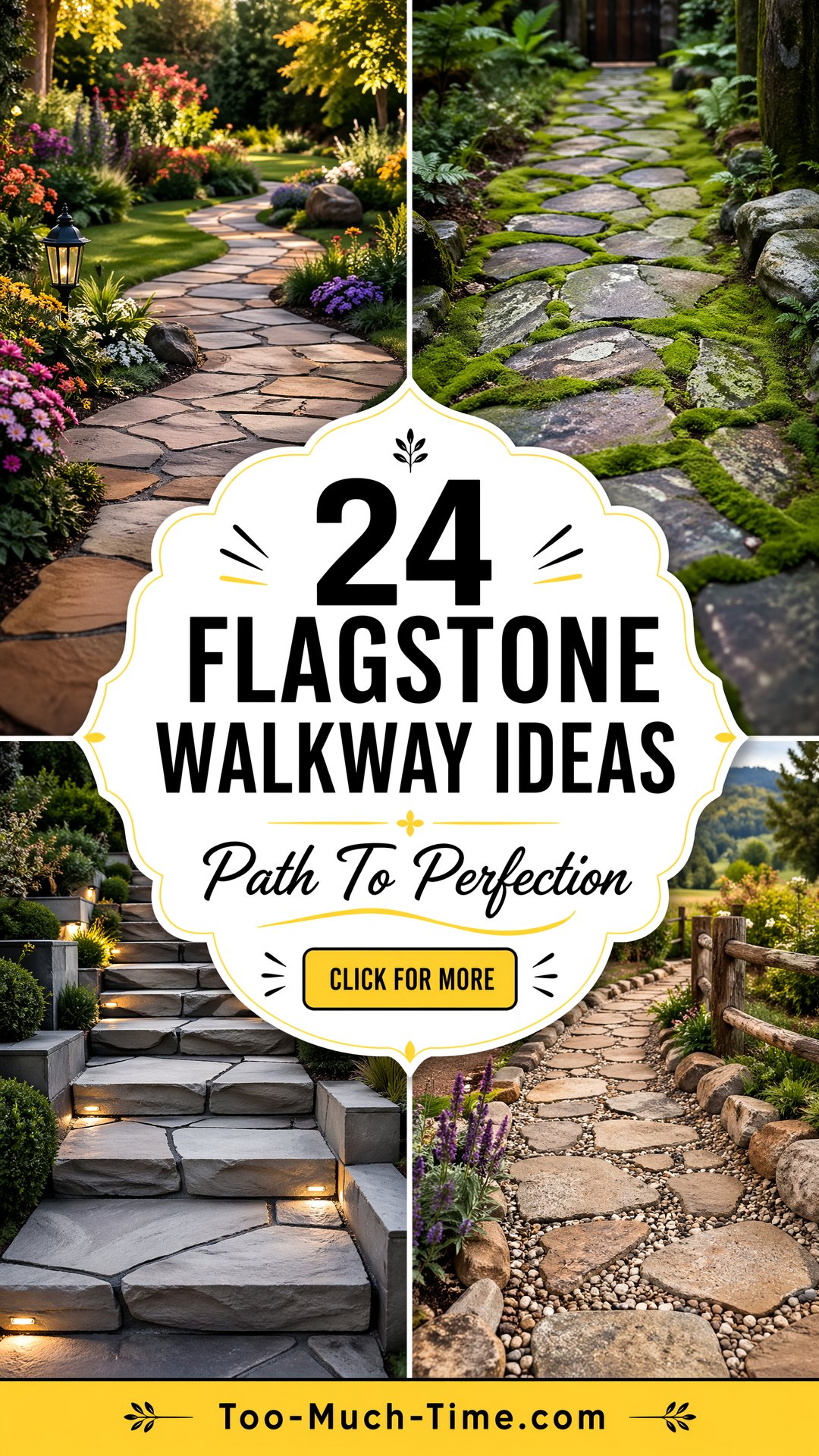 24 Flagstone Walkway Ideas Design Tips for Curb Appeal - 24 Flagstone Walkway Ideas: Design Tips for Curb Appeal