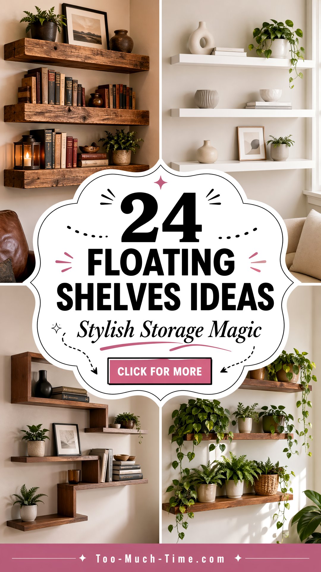24 Floating Shelves Ideas Creative Ways to Organize - 24 Floating Shelves Ideas: Creative Ways to Organize