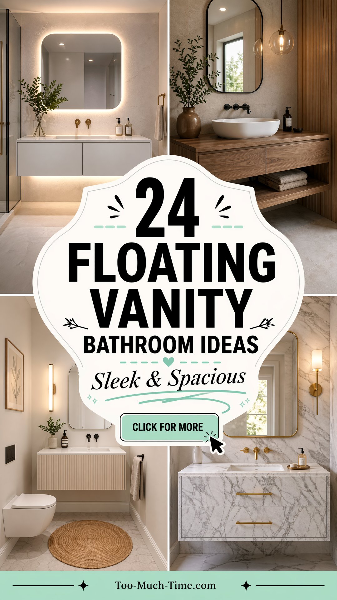 24 Floating Vanity Bathroom Ideas Compact Storage - 24 Floating Vanity Bathroom Ideas: Compact Storage