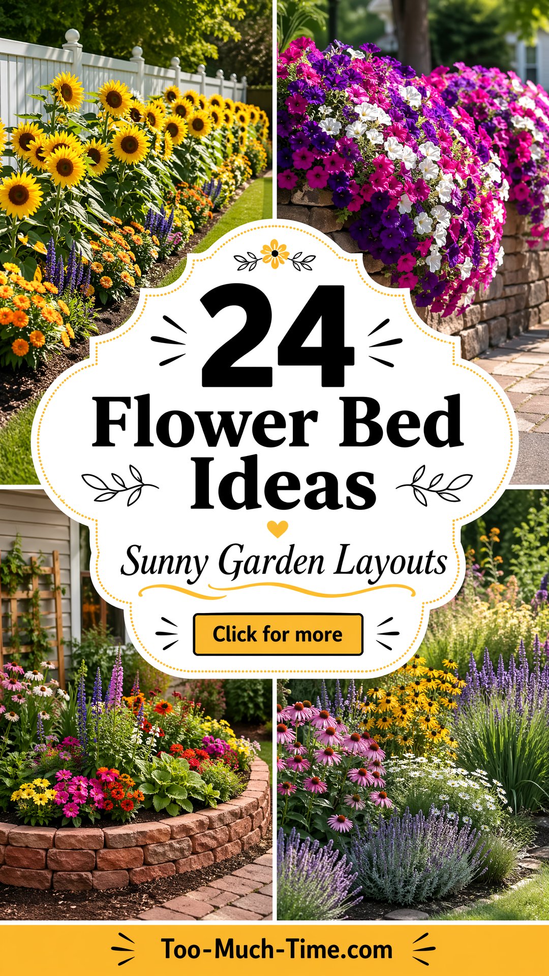 24 Flower Bed Ideas Creative Layouts for Sunny Gardens - 24 Flower Bed Ideas: Creative Layouts for Sunny Gardens