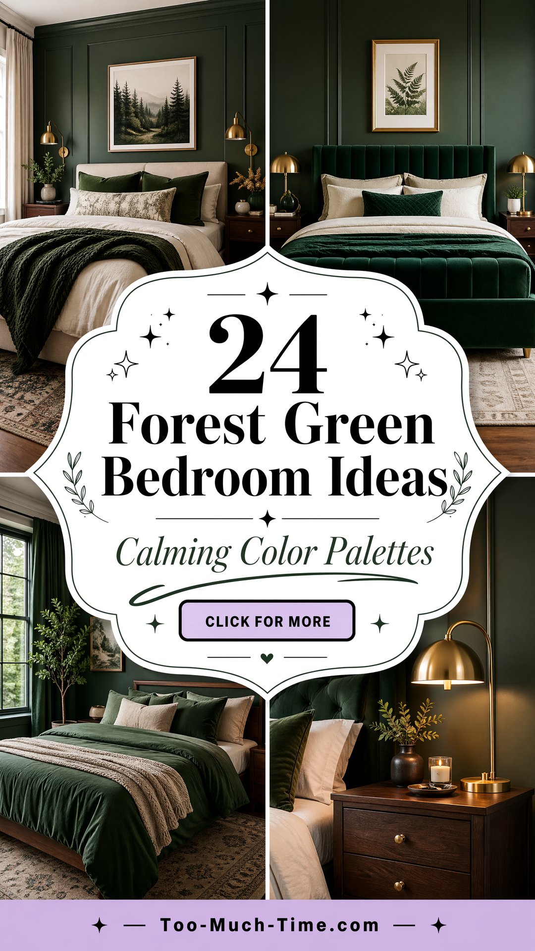 24 Forest Green Bedroom Ideas Calming Color Palettes - 24 Forest Green Bedroom Ideas: Calming Color Palettes