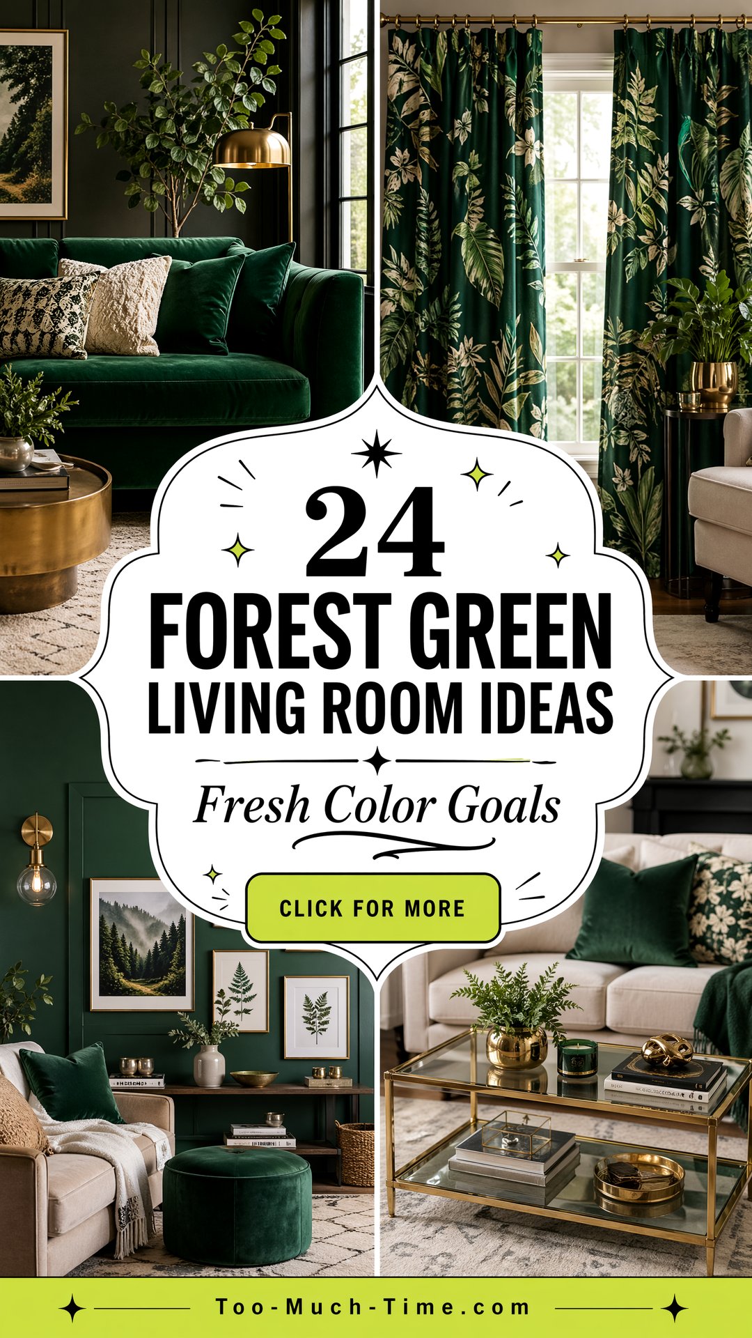 24 Forest Green Living Room Ideas Fresh Color Ideas - 24 Forest Green Living Room Ideas: Fresh Color Ideas