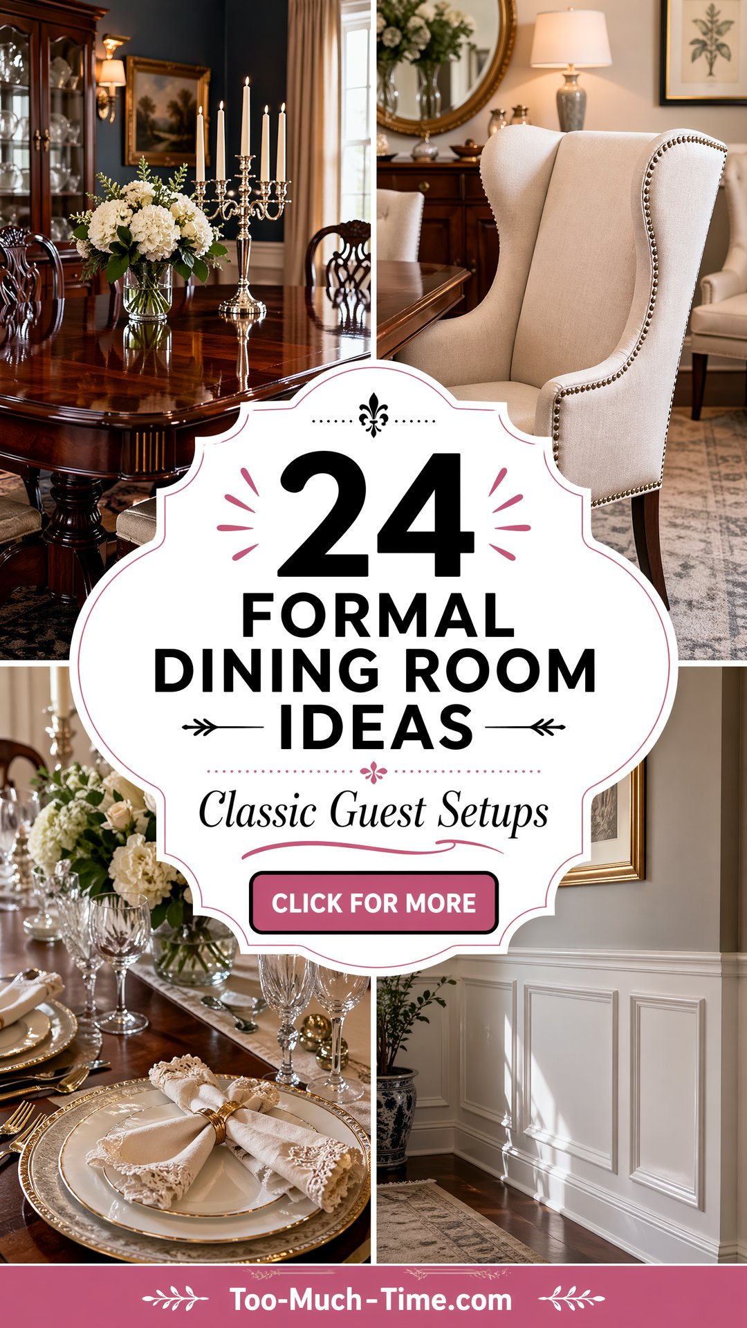 24 Formal Dining Room Ideas Classic Guest Setups - 24 Formal Dining Room Ideas: Classic Guest Setups