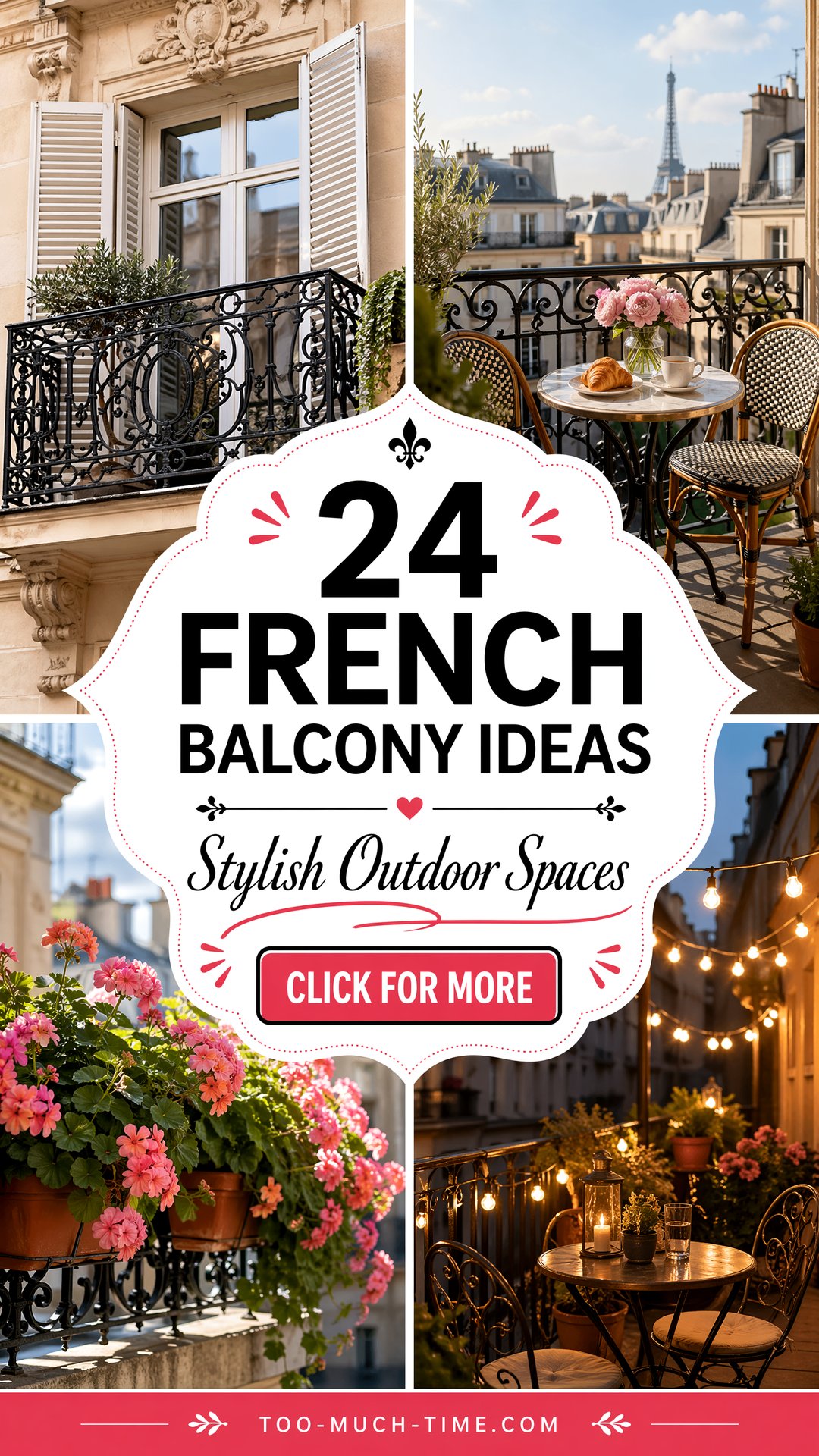 24 French Balcony Ideas for Stylish Outdoor Spaces - 24 French Balcony Ideas for Stylish Outdoor Spaces