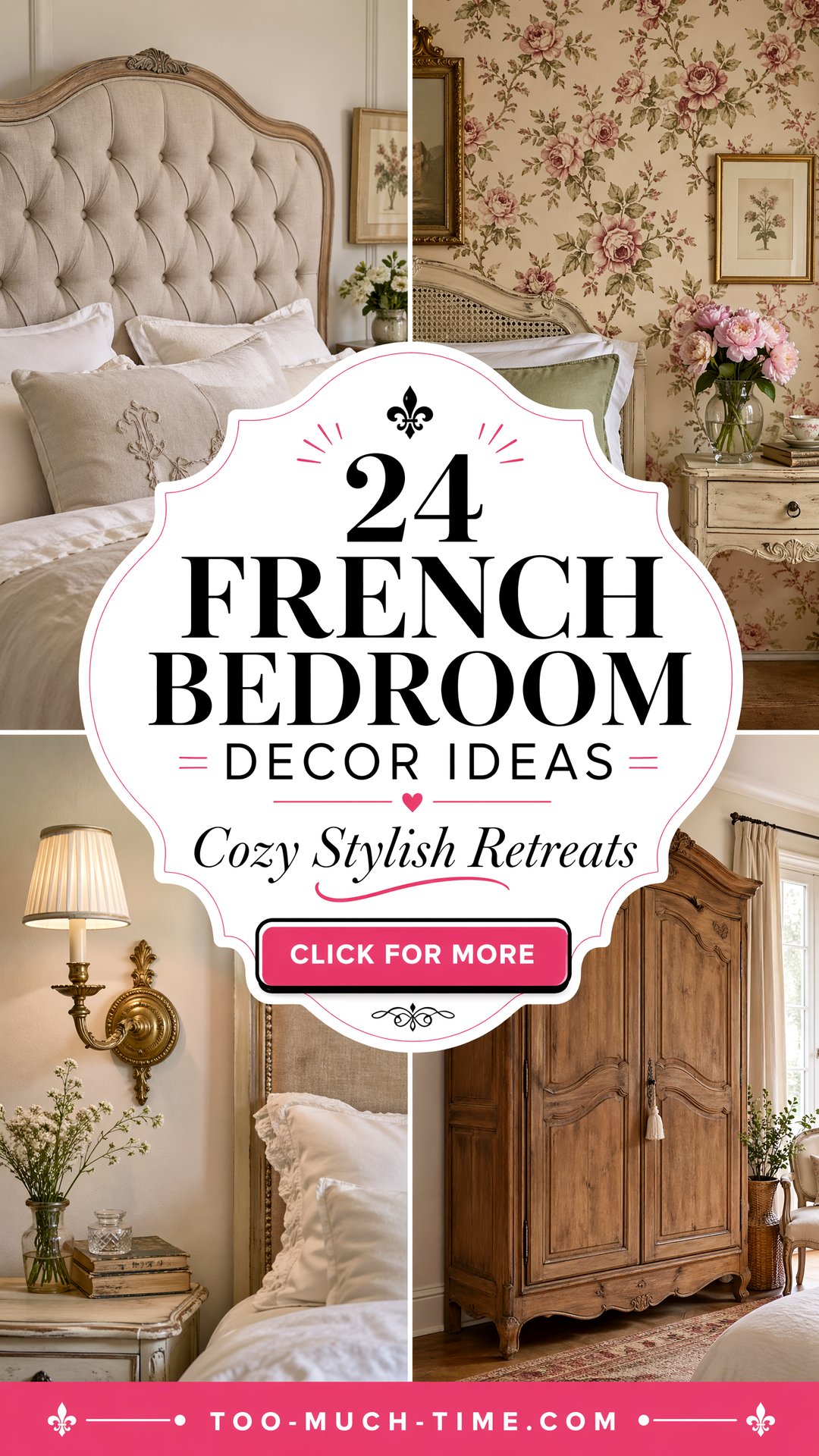 24 French Bedroom Decor Ideas for Cozy Stylish Retreats - 24 French Bedroom Decor Ideas for Cozy, Stylish Retreats