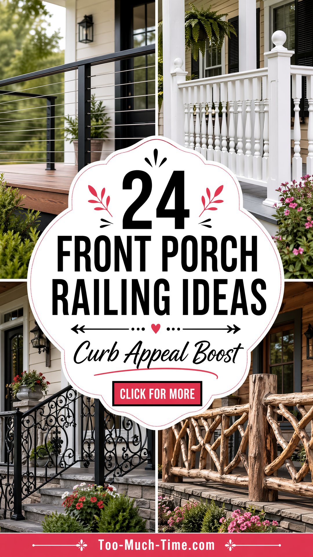 24 Fresh Styling with 24 Front Porch Railing Ideas - 24 Fresh Styling with 24 Front Porch Railing Ideas