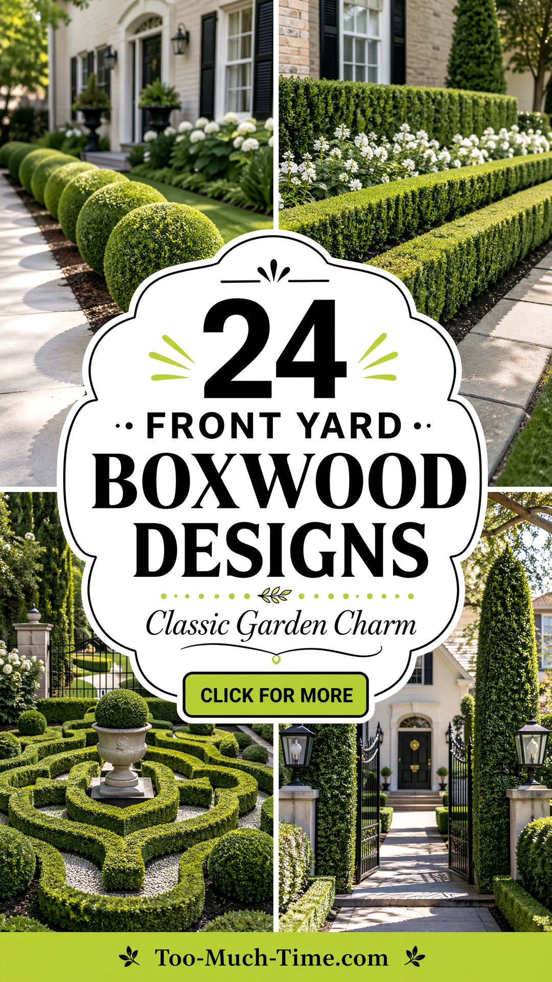 24 Front Yard Boxwood Designs for Classic Curb Appeal - 24 Front Yard Boxwood Designs for Classic Curb Appeal