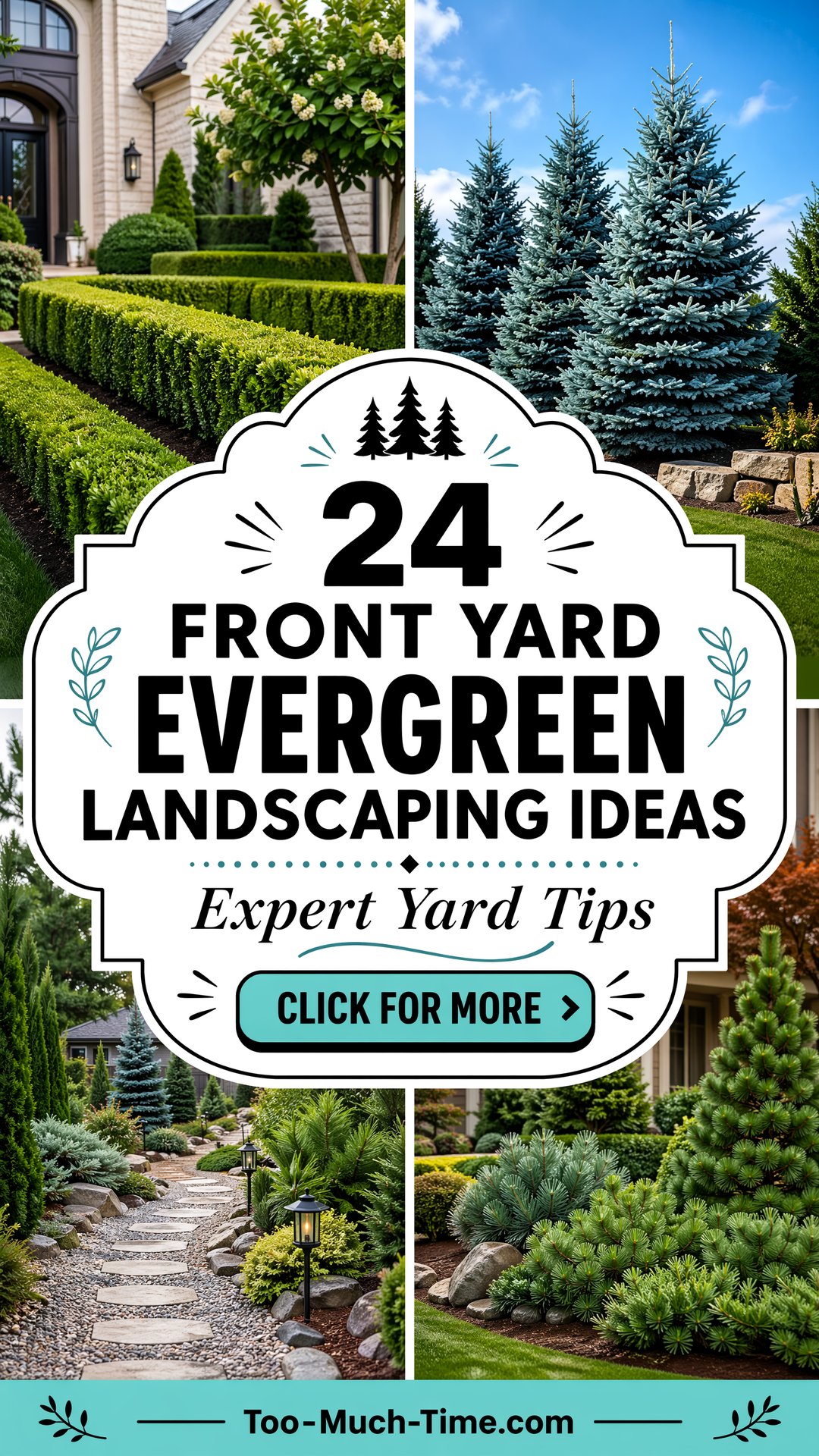 24 Front Yard Evergreen Landscaping Ideas Expert Tips - 24 Front Yard Evergreen Landscaping Ideas: Expert Tips