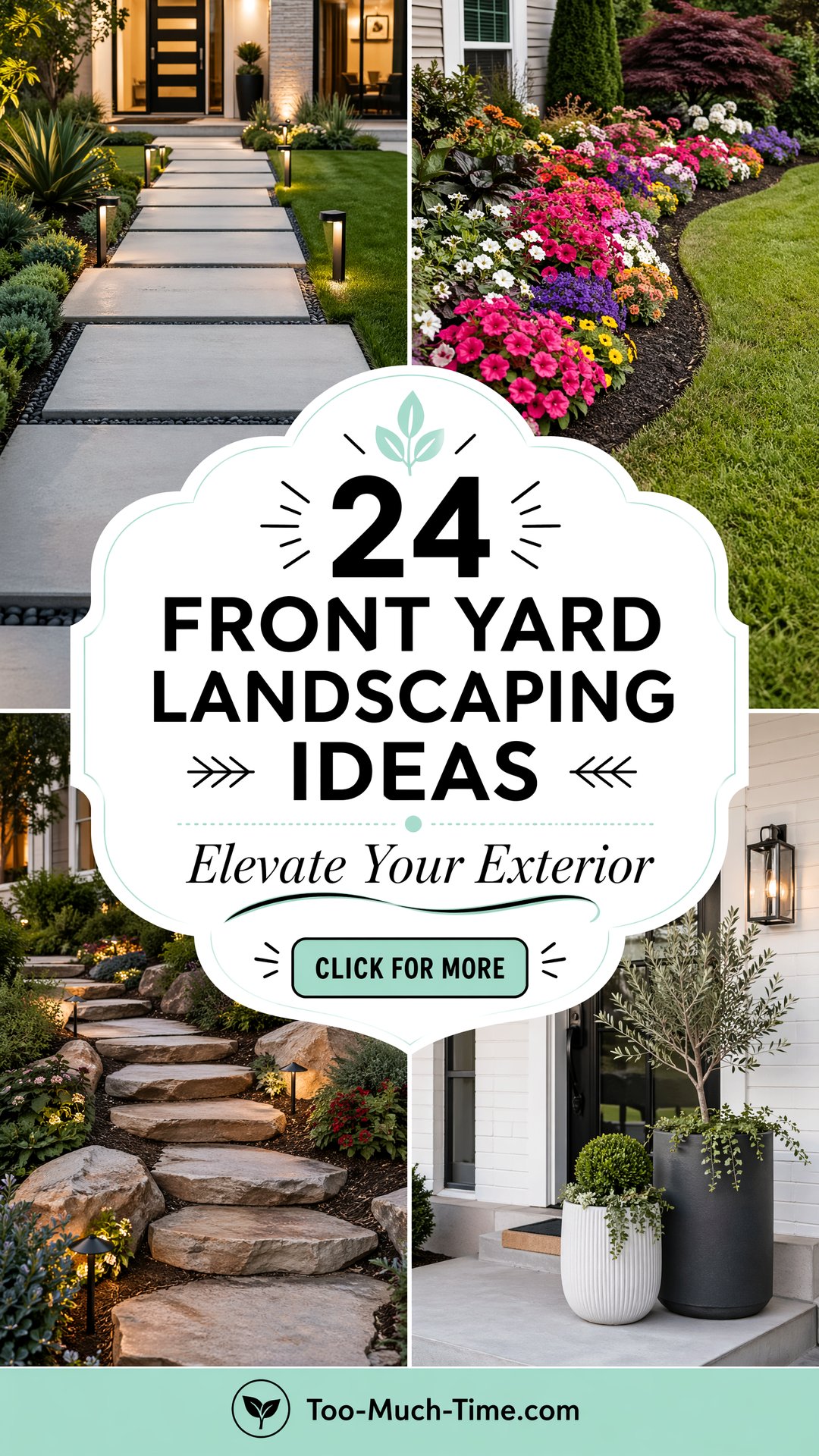 24 Front Yard Landscaping Ideas to Boost Curb Appeal - 24 Front Yard Landscaping Ideas to Boost Curb Appeal