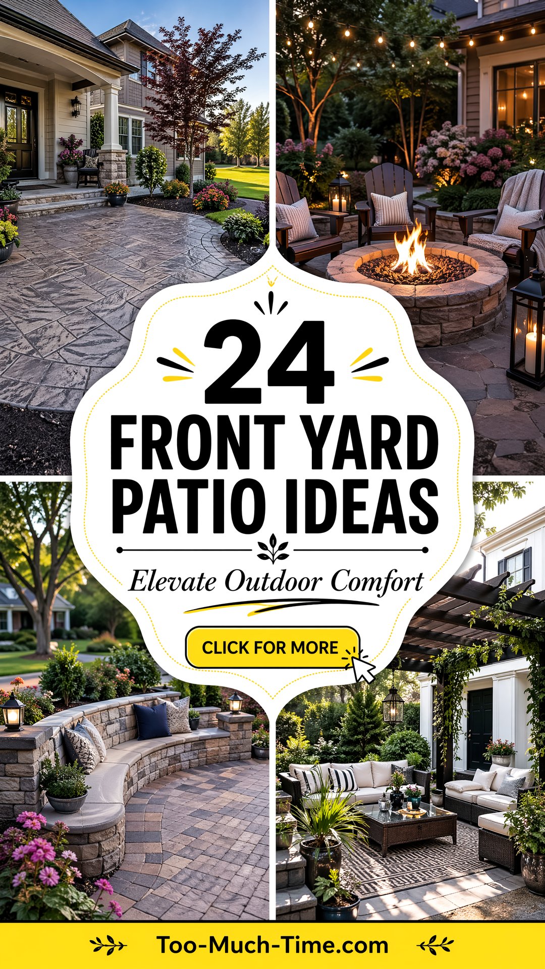 24 Front Yard Patio Ideas to Elevate Outdoor Comfort - 24 Front Yard Patio Ideas to Elevate Outdoor Comfort