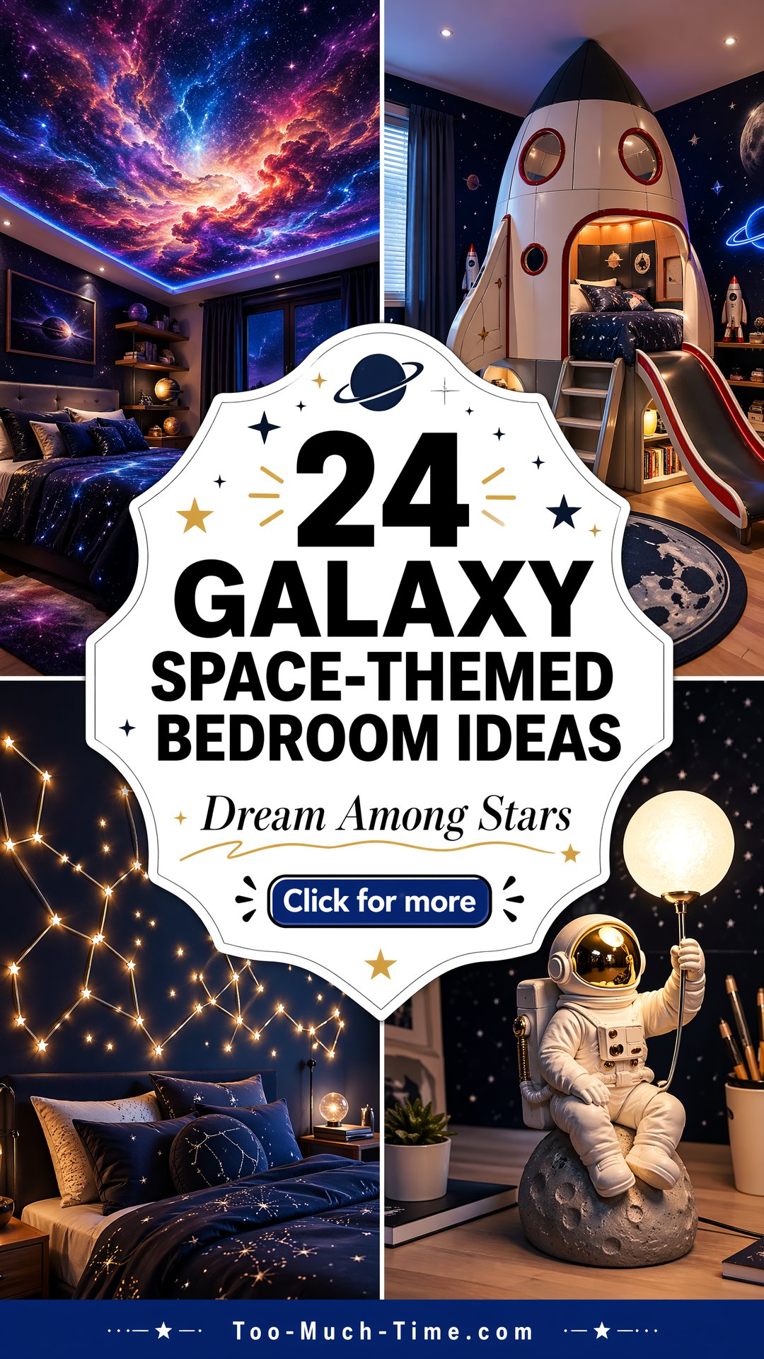 24 Galaxy Space-themed Bedroom Ideas for Sci-fi Style - 24 Galaxy Space-themed Bedroom Ideas for Sci-fi Style