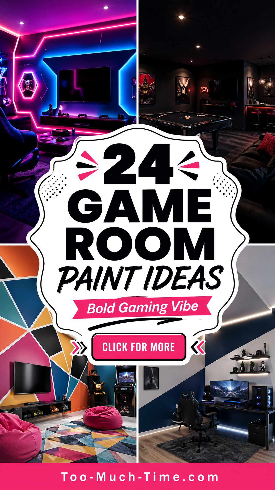 24 Game Room Paint Ideas for Bold Cohesive Vibes Today - 24 Game Room Paint Ideas for Bold, Cohesive Vibes Today