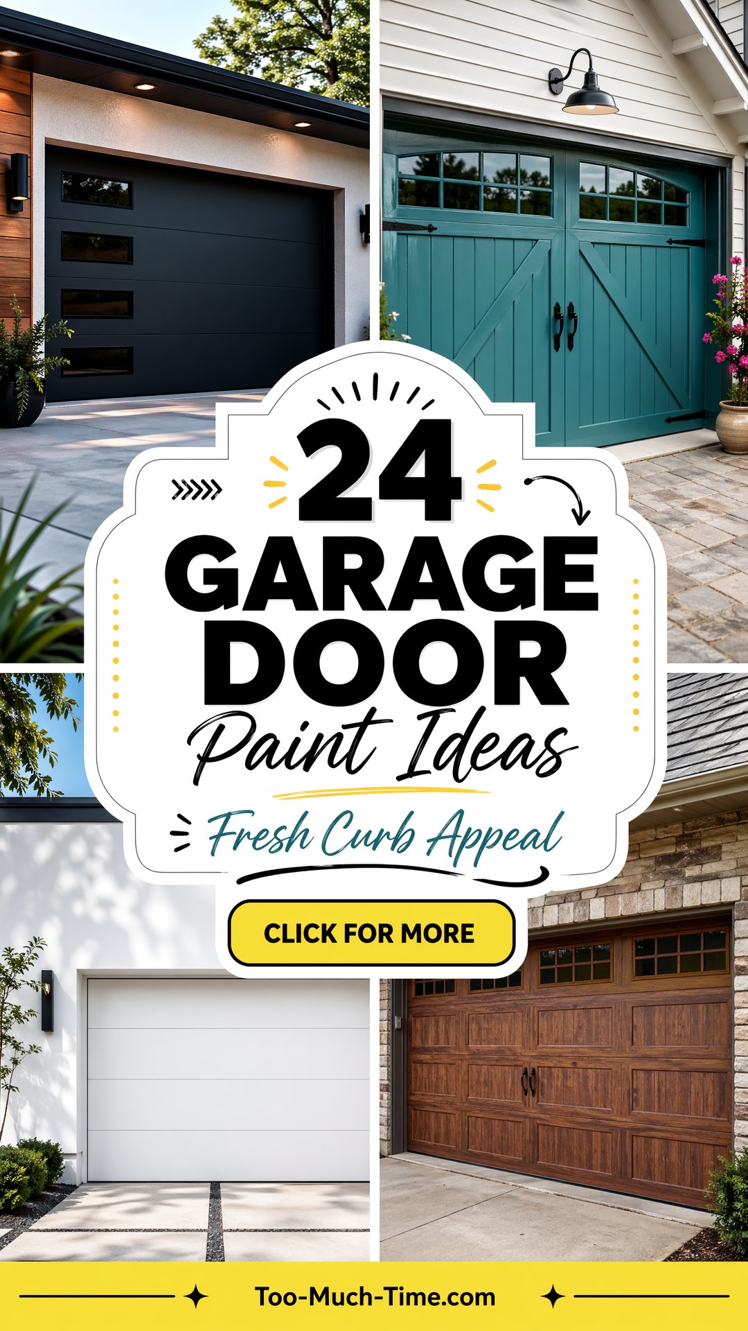24 Garage Door Paint Ideas for Quick Fresh Digs Today - 24 Garage Door Paint Ideas for Quick, Fresh Digs Today