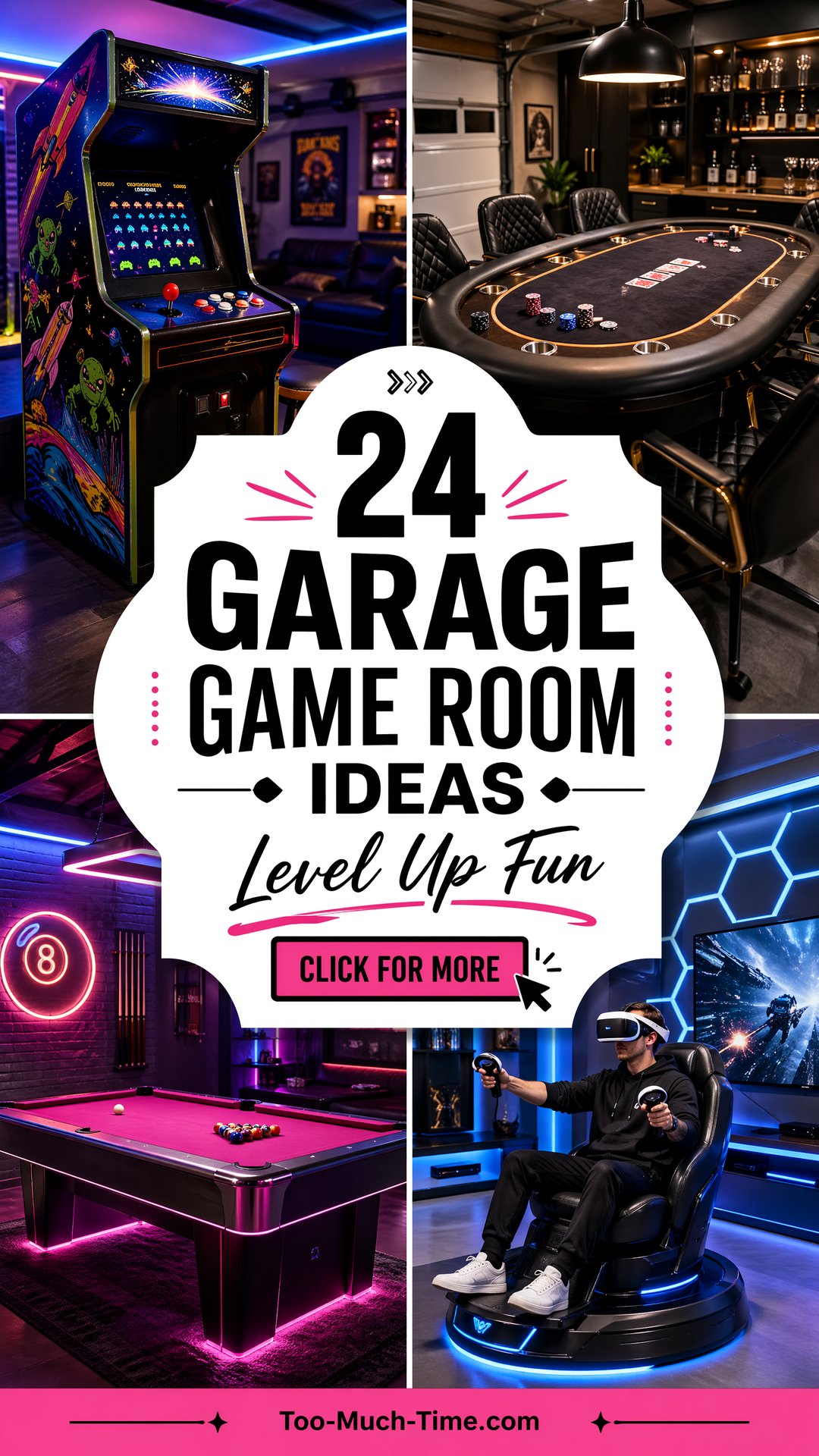 24 Garage Game Room Ideas to Boost Entertainment Games - 24 Garage Game Room Ideas to Boost Entertainment Games
