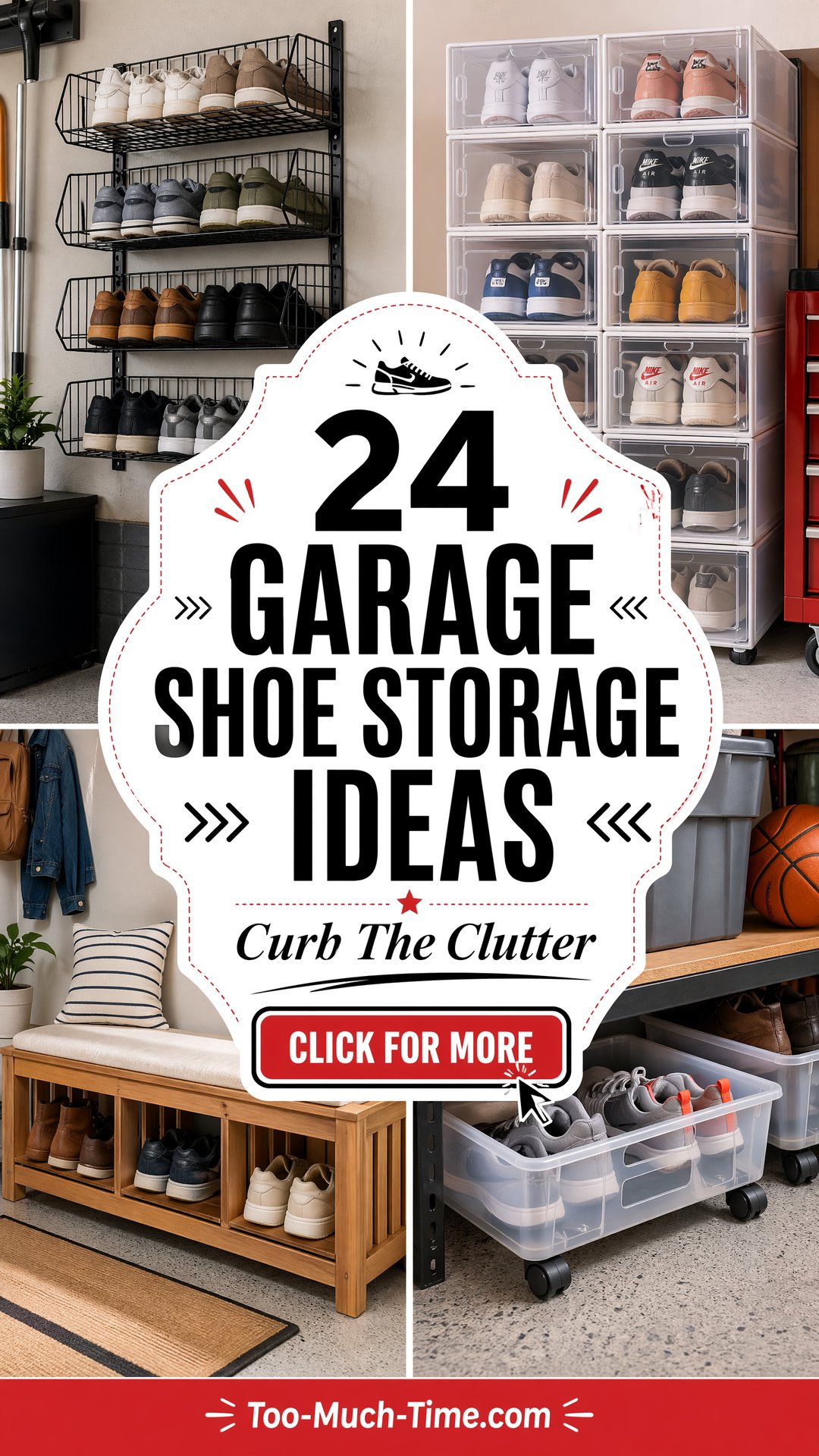 24 Garage Shoe Storage Ideas to Curb Clutter Inside - 24 Garage Shoe Storage Ideas to Curb Clutter Inside
