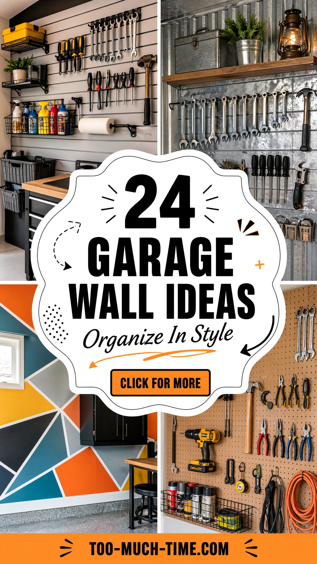 24 Garage Wall Ideas to Organize and Decorate At Home - 24 Garage Wall Ideas to Organize and Decorate At Home
