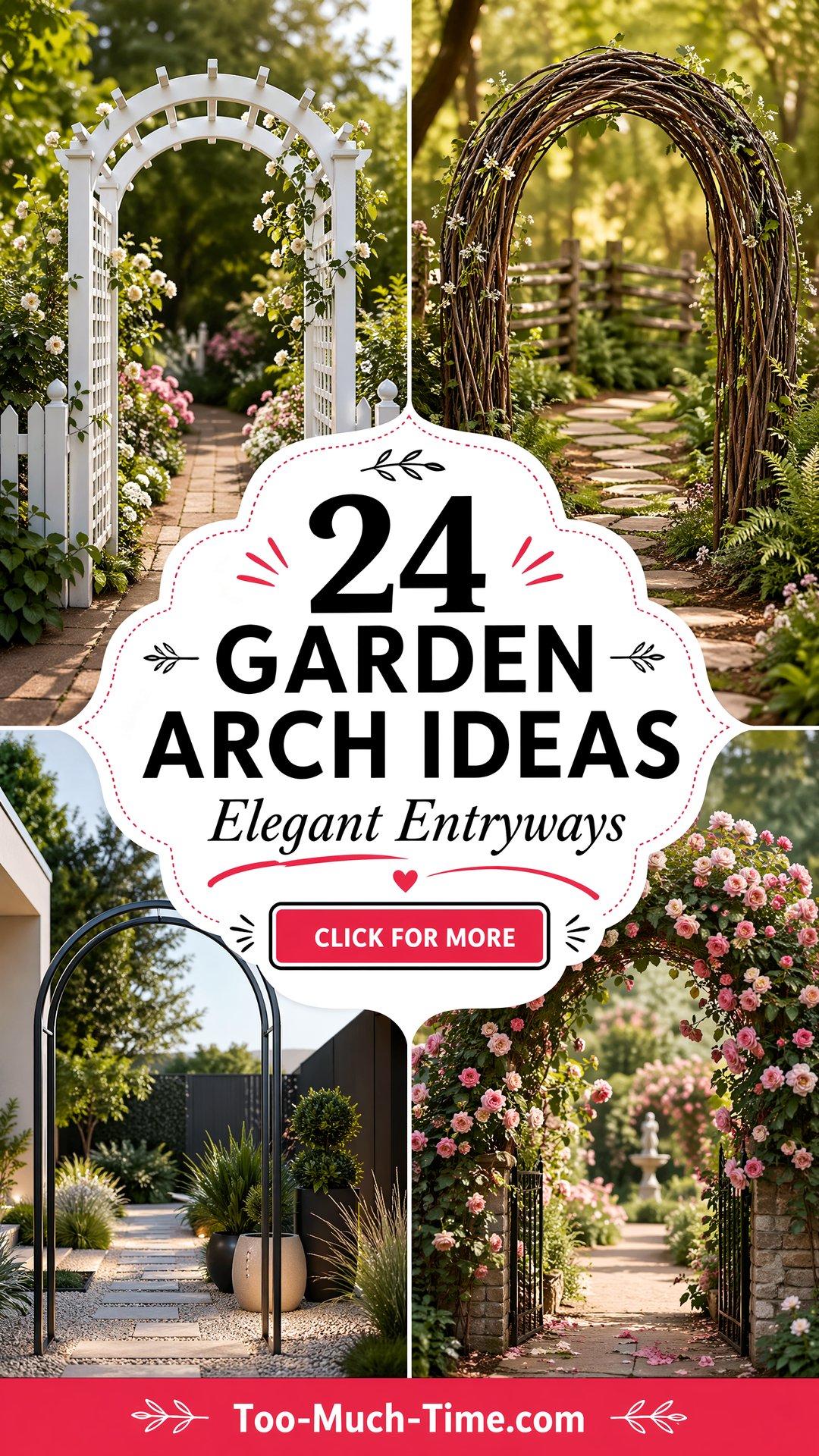 24 Garden Arch Ideas Elegant Arches for Entryways - 24 Garden Arch Ideas: Elegant Arches for Entryways
