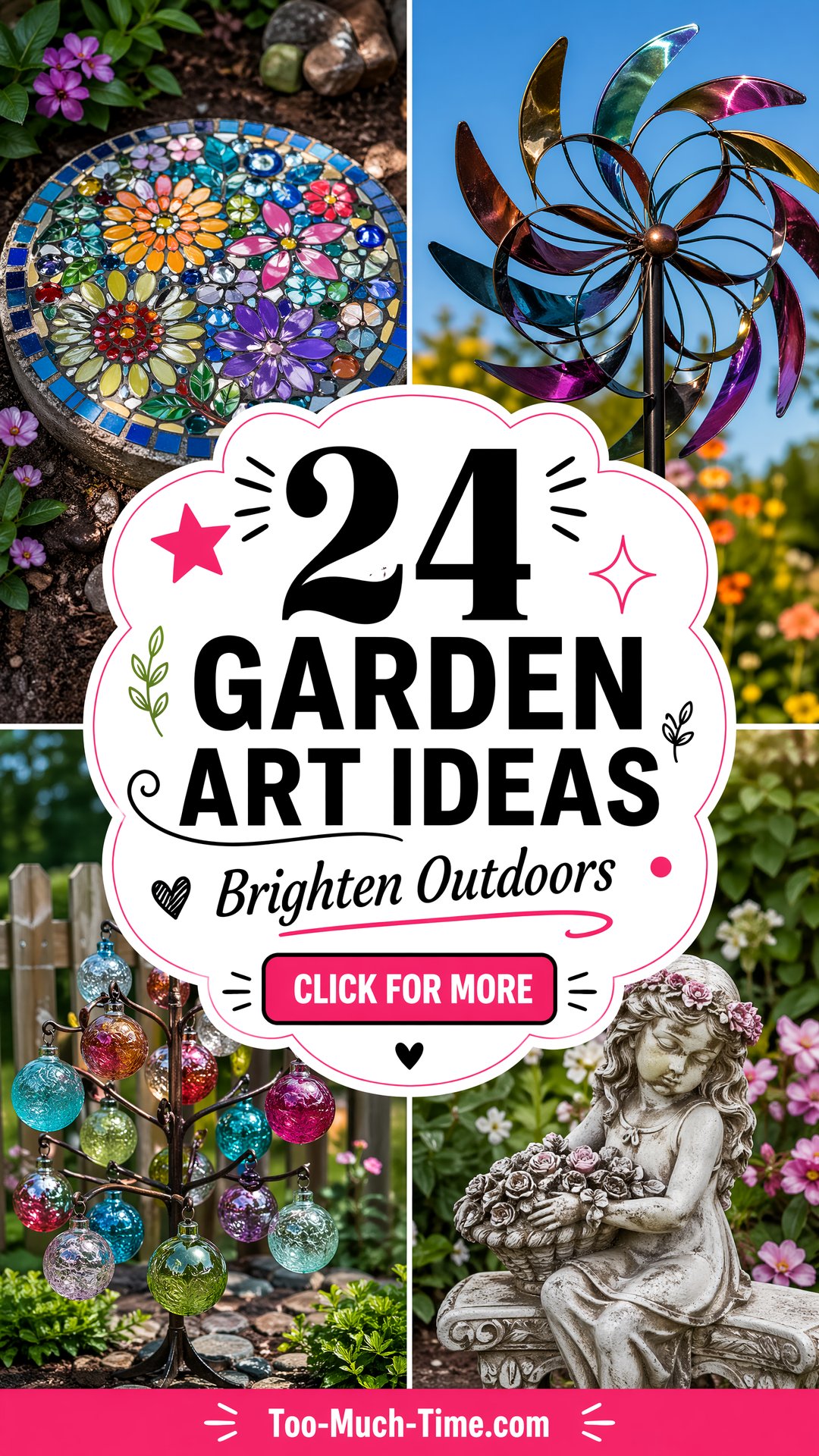24 Garden Art Ideas to Brighten Outdoor Spaces Today - 24 Garden Art Ideas to Brighten Outdoor Spaces Today
