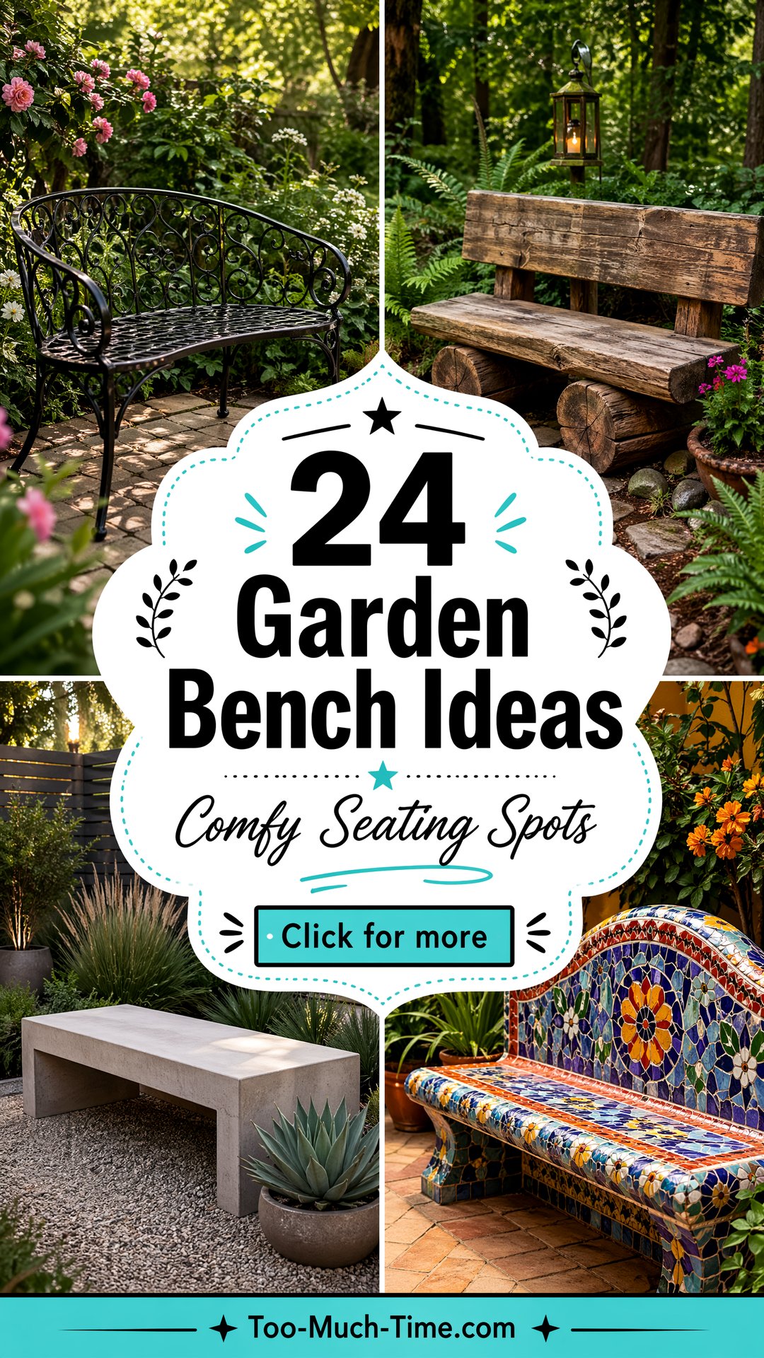 24 Garden Bench Ideas for Comfy Seating Areas in Yards - 24 Garden Bench Ideas for Comfy Seating Areas in Yards