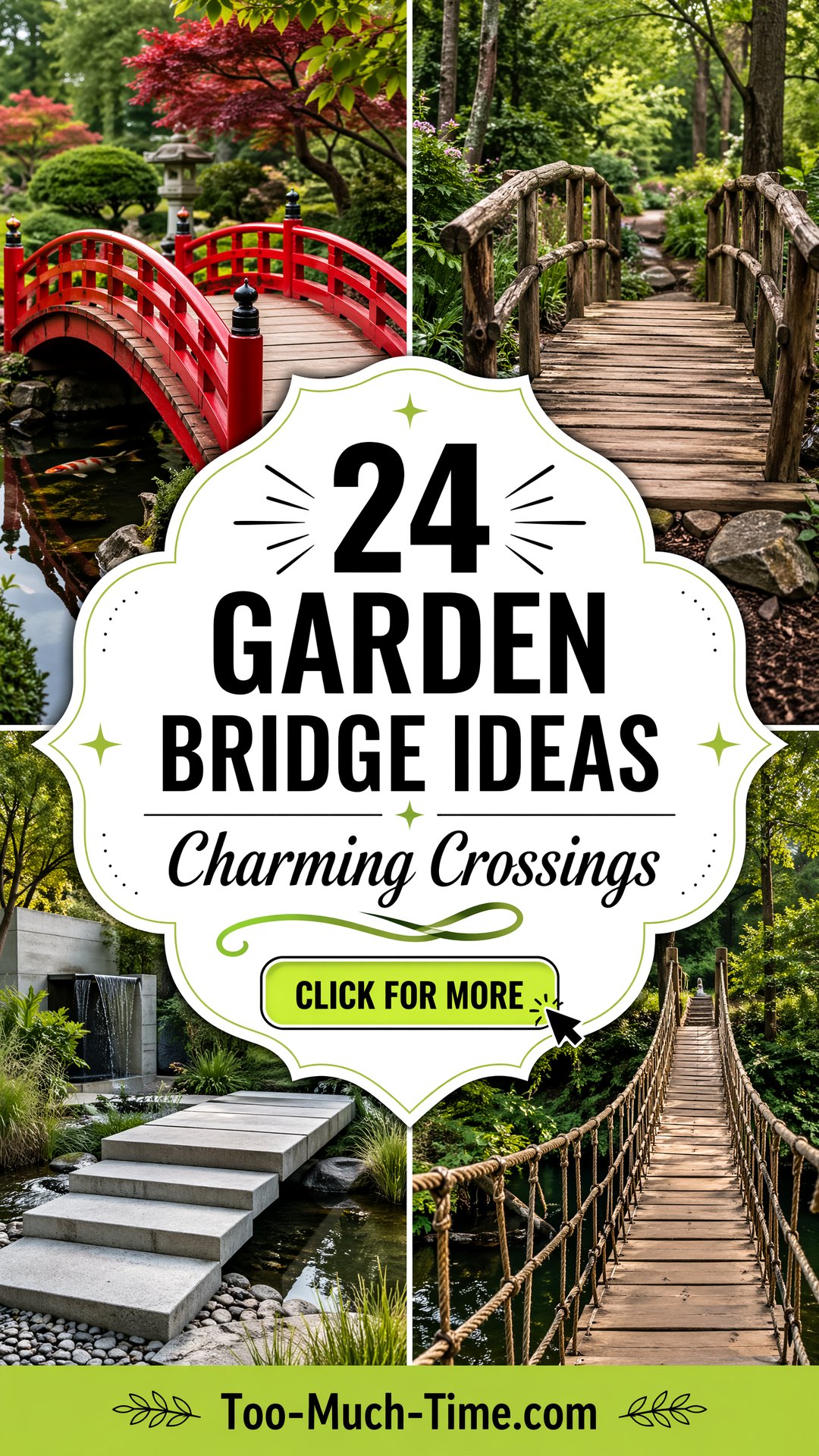 24 Garden Bridge Ideas Arched Spans That Charm Gardens - 24 Garden Bridge Ideas: Arched Spans That Charm Gardens