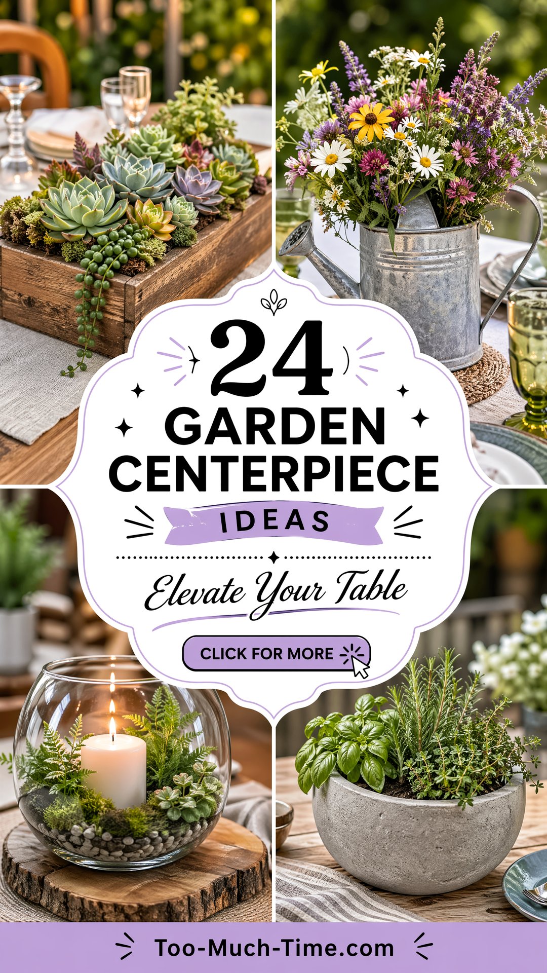24 Garden Centerpiece Ideas to Elevate Your Table Decor - 24 Garden Centerpiece Ideas to Elevate Your Table Decor