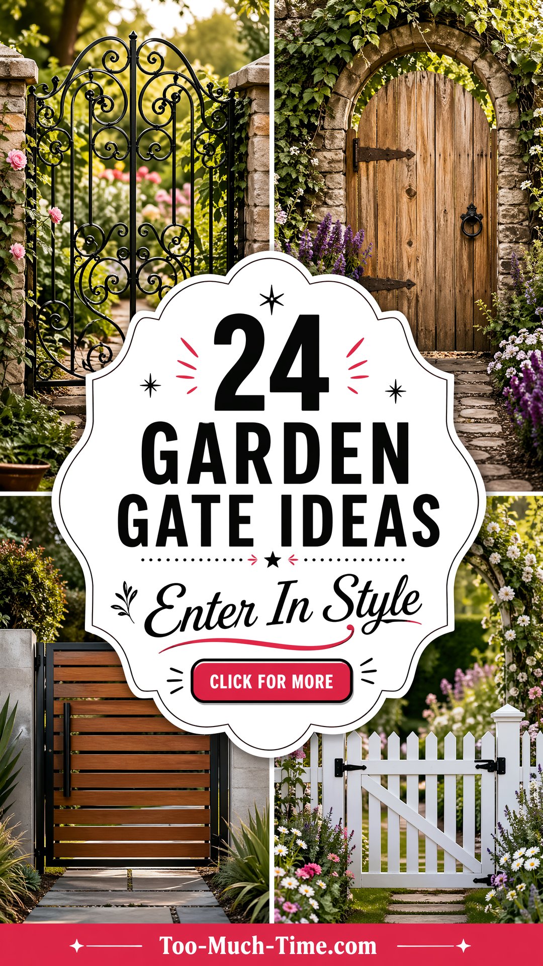 24 Garden Gate Ideas Stylish Entryways for Curb Appeal - 24 Garden Gate Ideas: Stylish Entryways for Curb Appeal