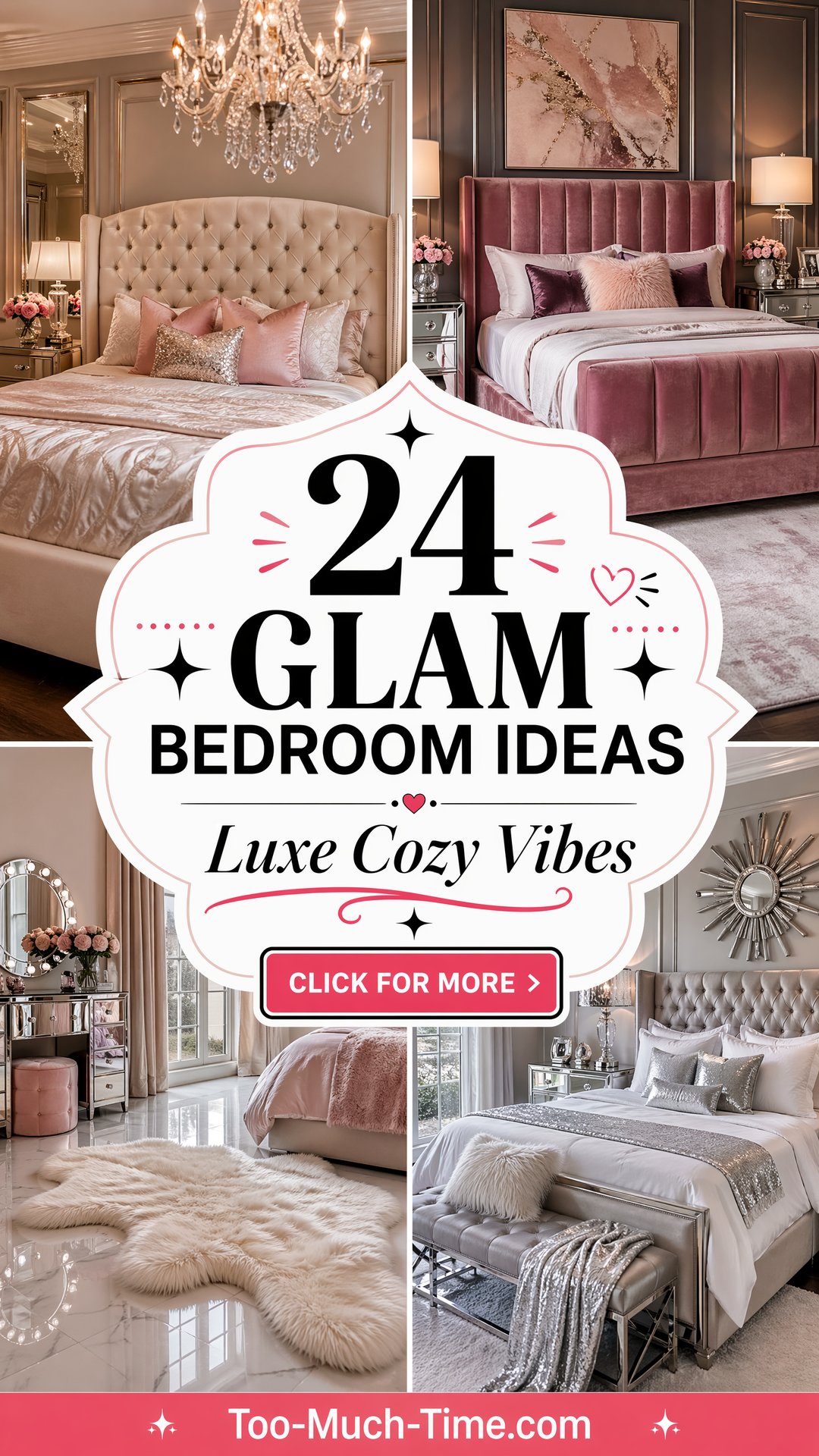24 Glam Bedroom Ideas Luxe Finishes and Cozy Vibes - 24 Glam Bedroom Ideas: Luxe Finishes and Cozy Vibes