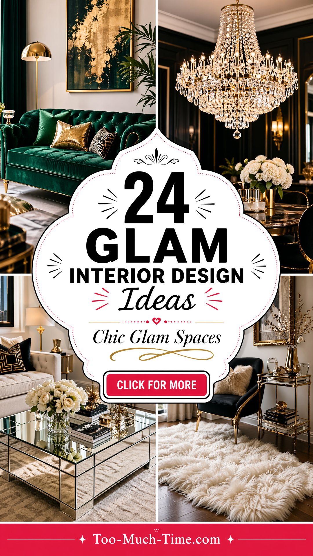 24 Glam Interior Design Ideas Ideas for Chic Spaces - 24 Glam Interior Design Ideas: Ideas for Chic Spaces