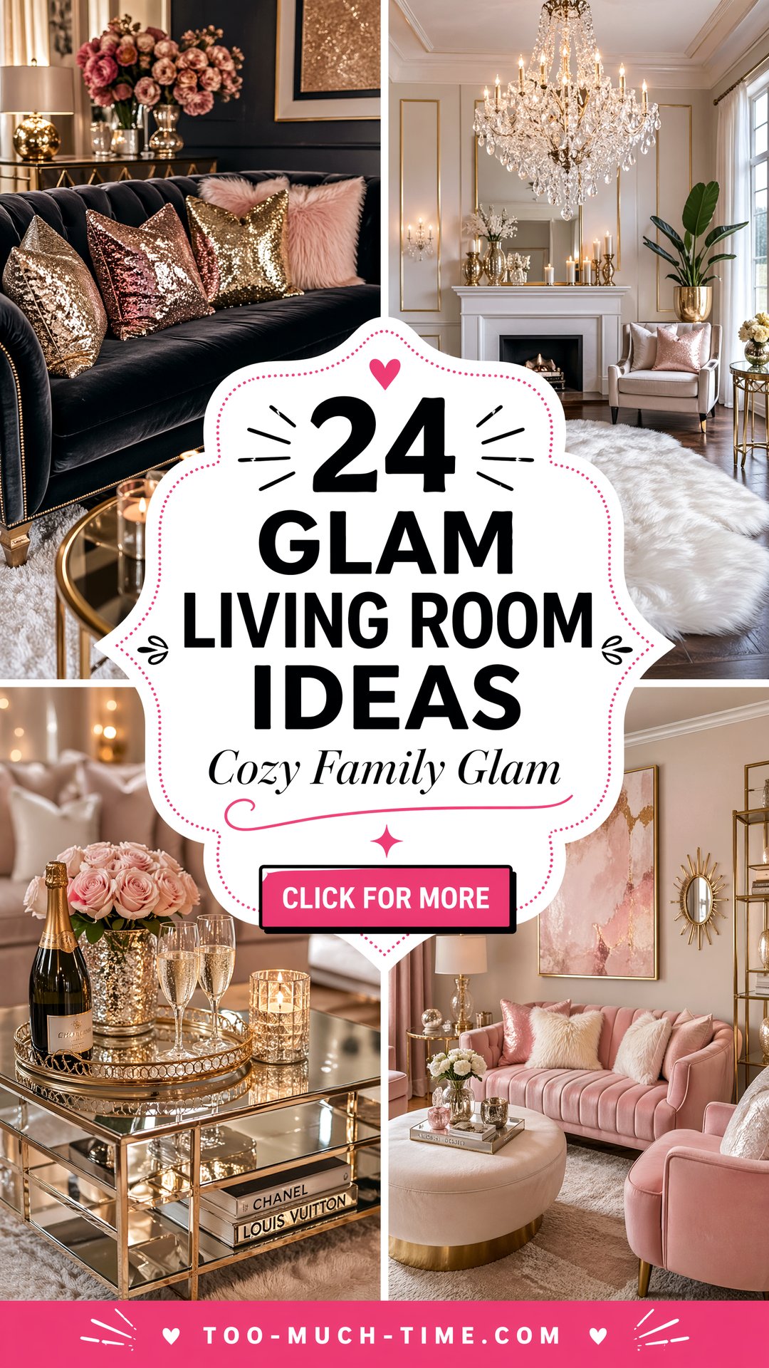 24 Glam Living Room Ideas Cozy Zones for Family Time - 24 Glam Living Room Ideas: Cozy Zones for Family Time