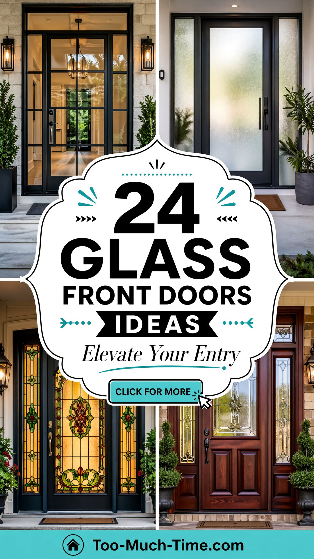 24 Glass Front Doors Ideas Elevate Curb Appeal Entry - 24 Glass Front Doors Ideas: Elevate Curb Appeal Entry