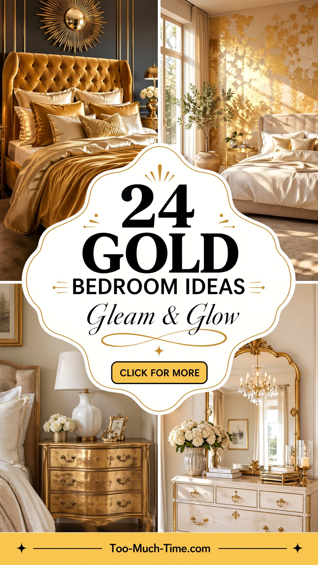24 Gold Bedroom Ideas Chic Setups for Cozy Sleep Now - 24 Gold Bedroom Ideas: Chic Setups for Cozy Sleep Now