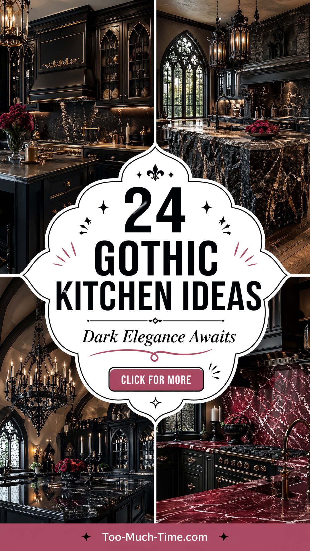24 Gothic Kitchen Ideas Dark Elegance in Every Meal - 24 Gothic Kitchen Ideas: Dark Elegance in Every Meal