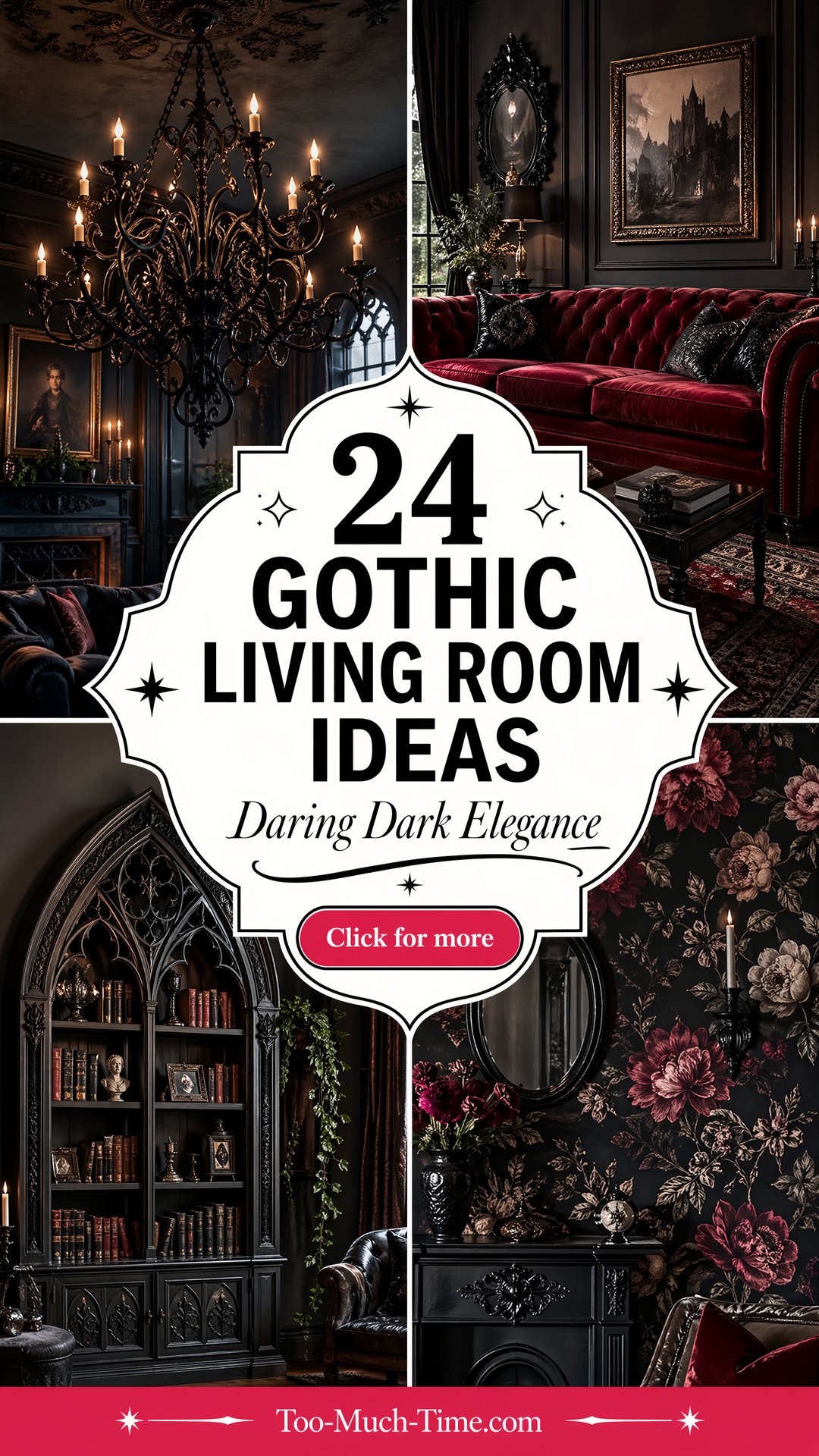 24 Gothic Living Room Ideas Daring Decor for Ambience - 24 Gothic Living Room Ideas: Daring Decor for Ambience