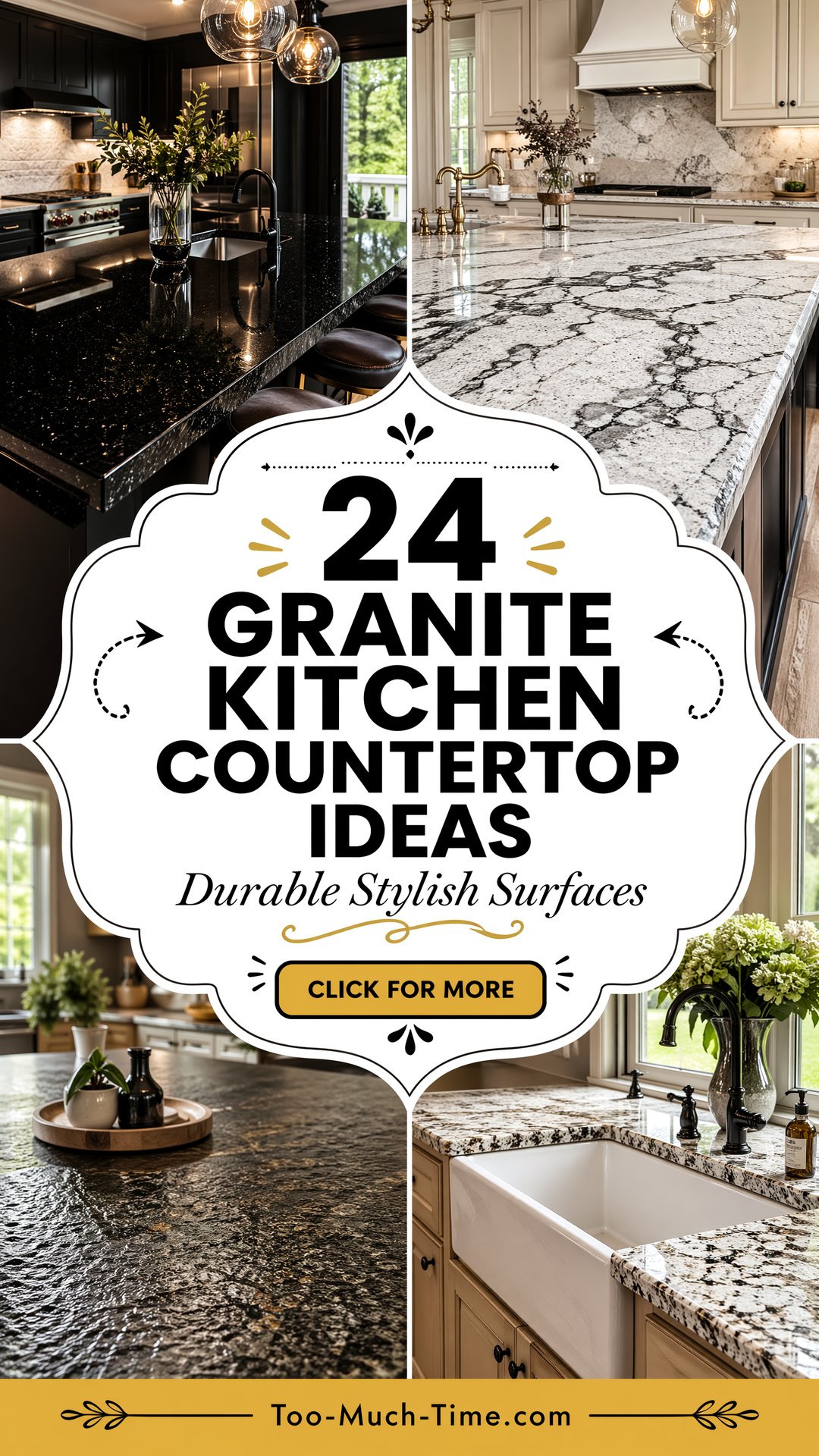 24 Granite Kitchen Countertop Ideas for Durable Style - 24 Granite Kitchen Countertop Ideas for Durable Style